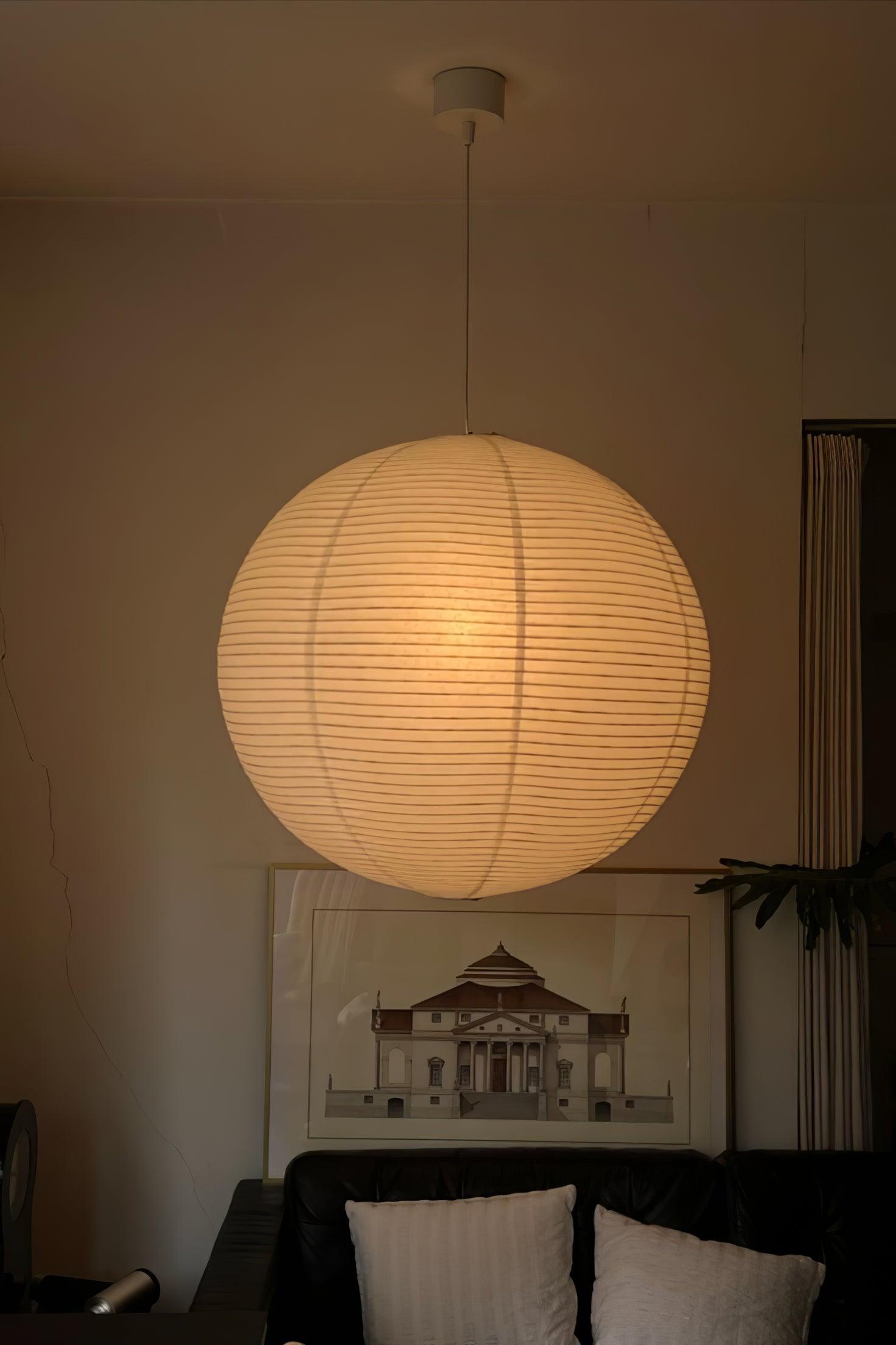 Lustra Pendant Lamp Paper for Living Room-Neutral Decor