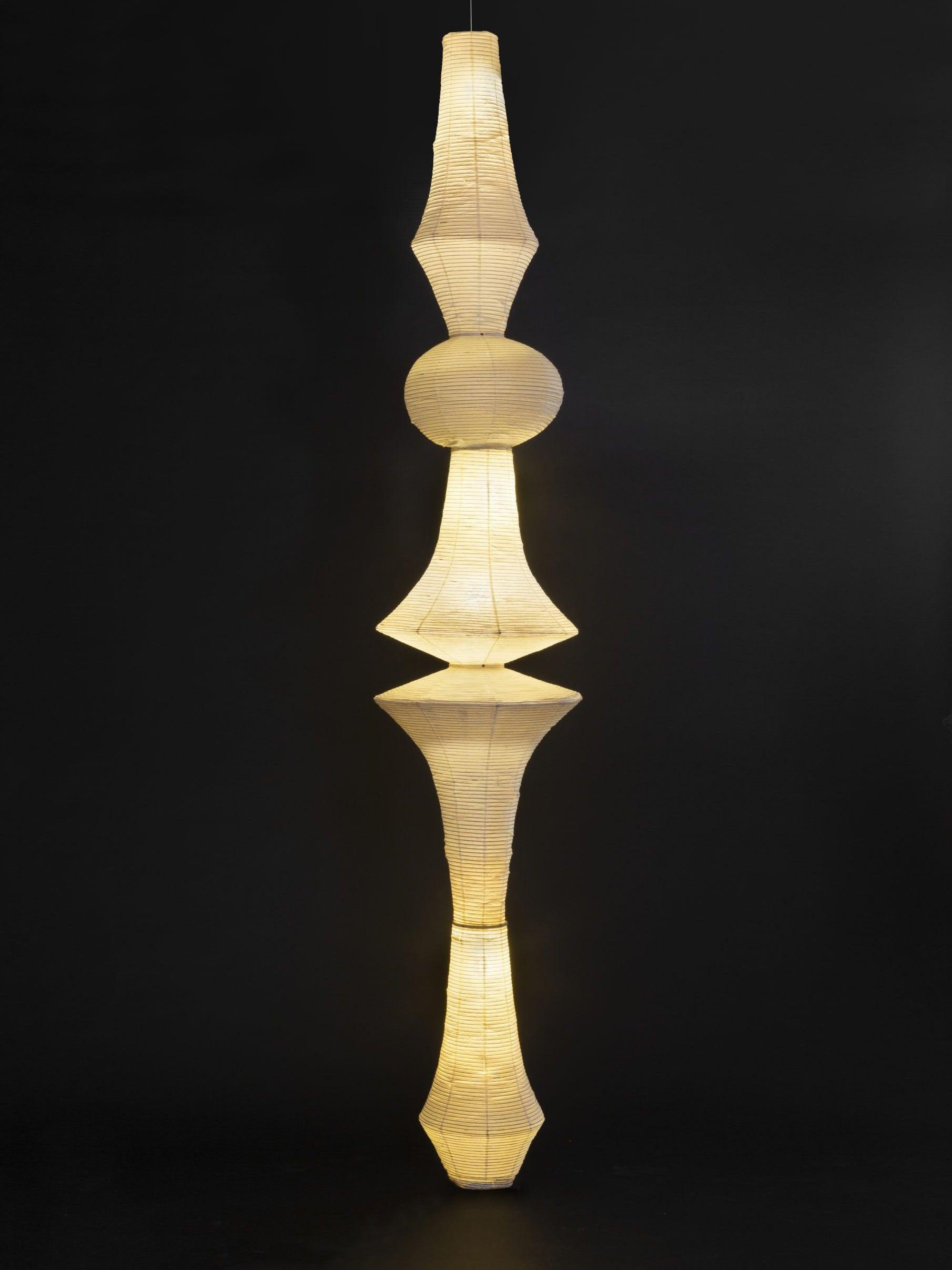 Lustra Pendant Light Washi Paper E for Living Room-Neutral Decor
