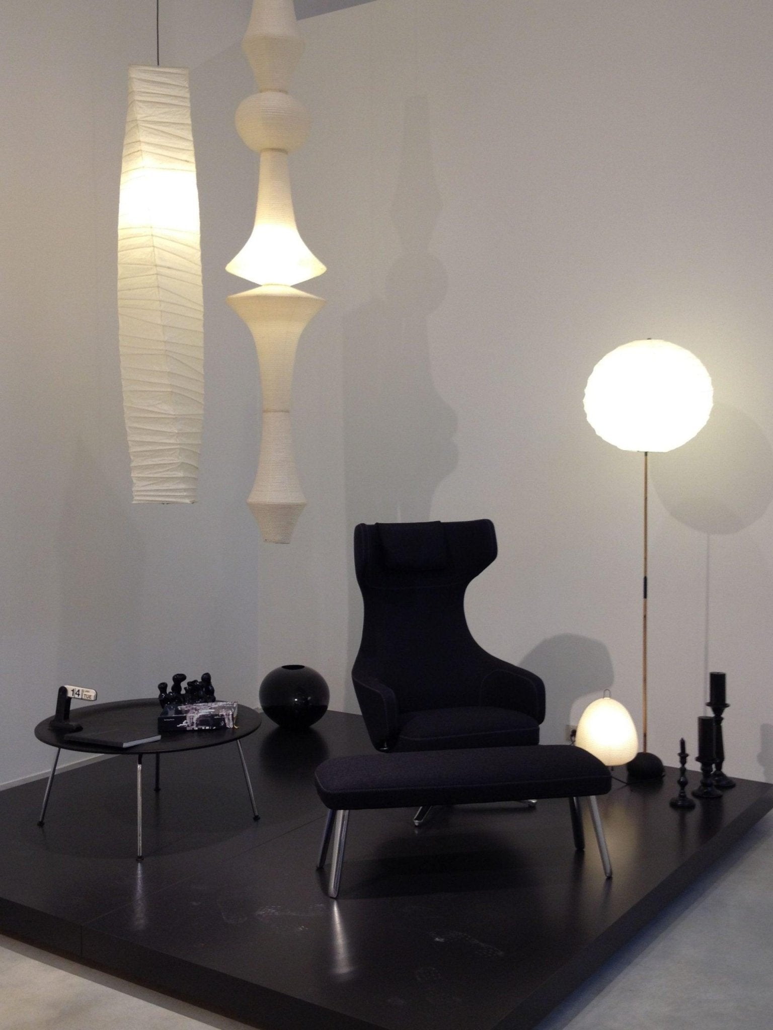 Lustra Pendant Light Washi Paper E for Living Room-Neutral Decor