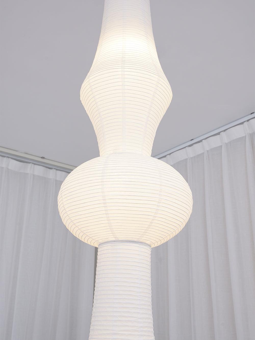 Lustra Pendant Light Washi Paper E for Living Room-Neutral Decor