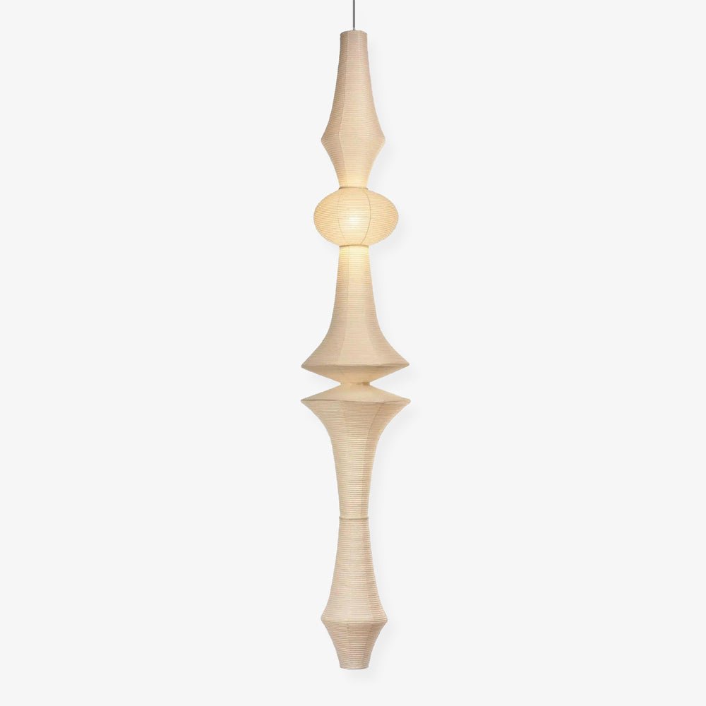 Lustra Pendant Light Washi Paper E for Living Room-Neutral Decor