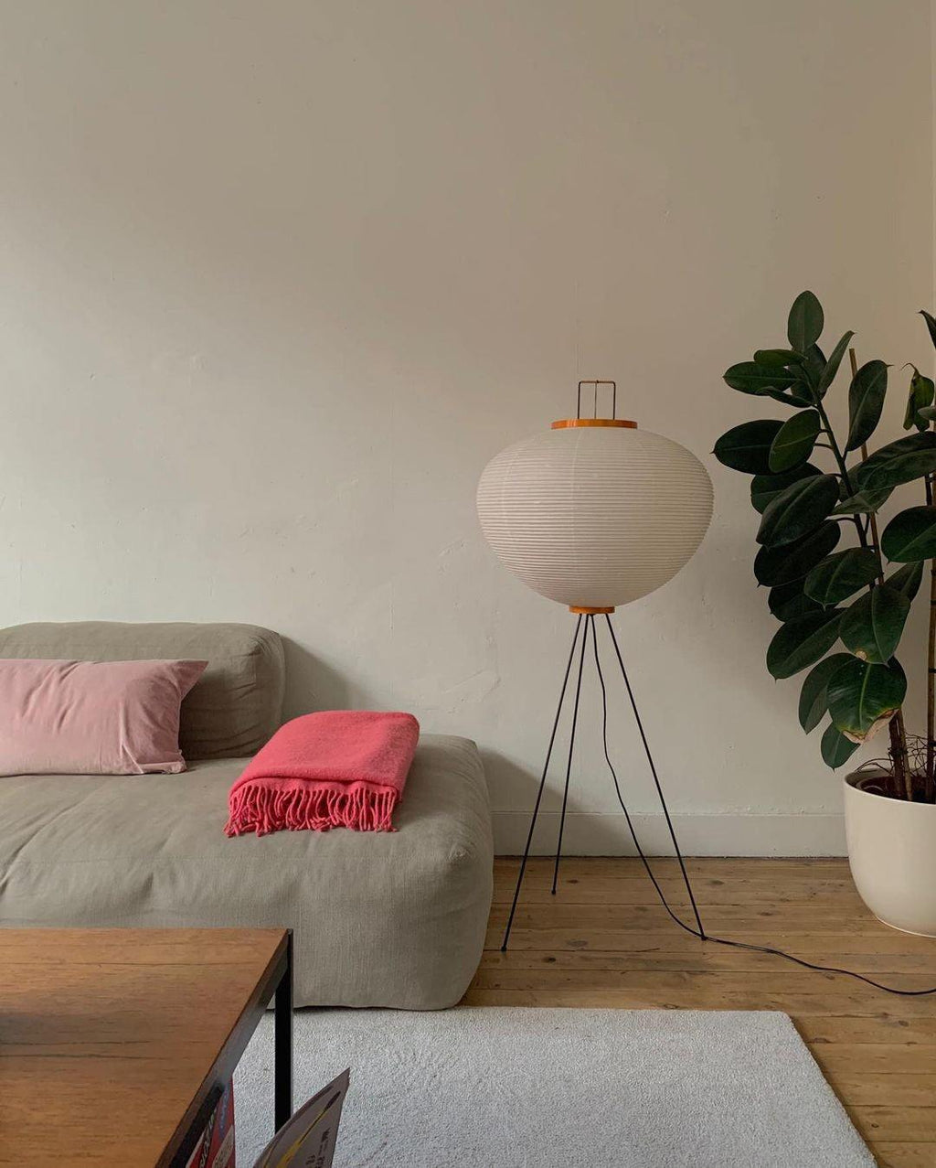 Krelix Paper Scandinavian Floor Lamp-Neutral Decor