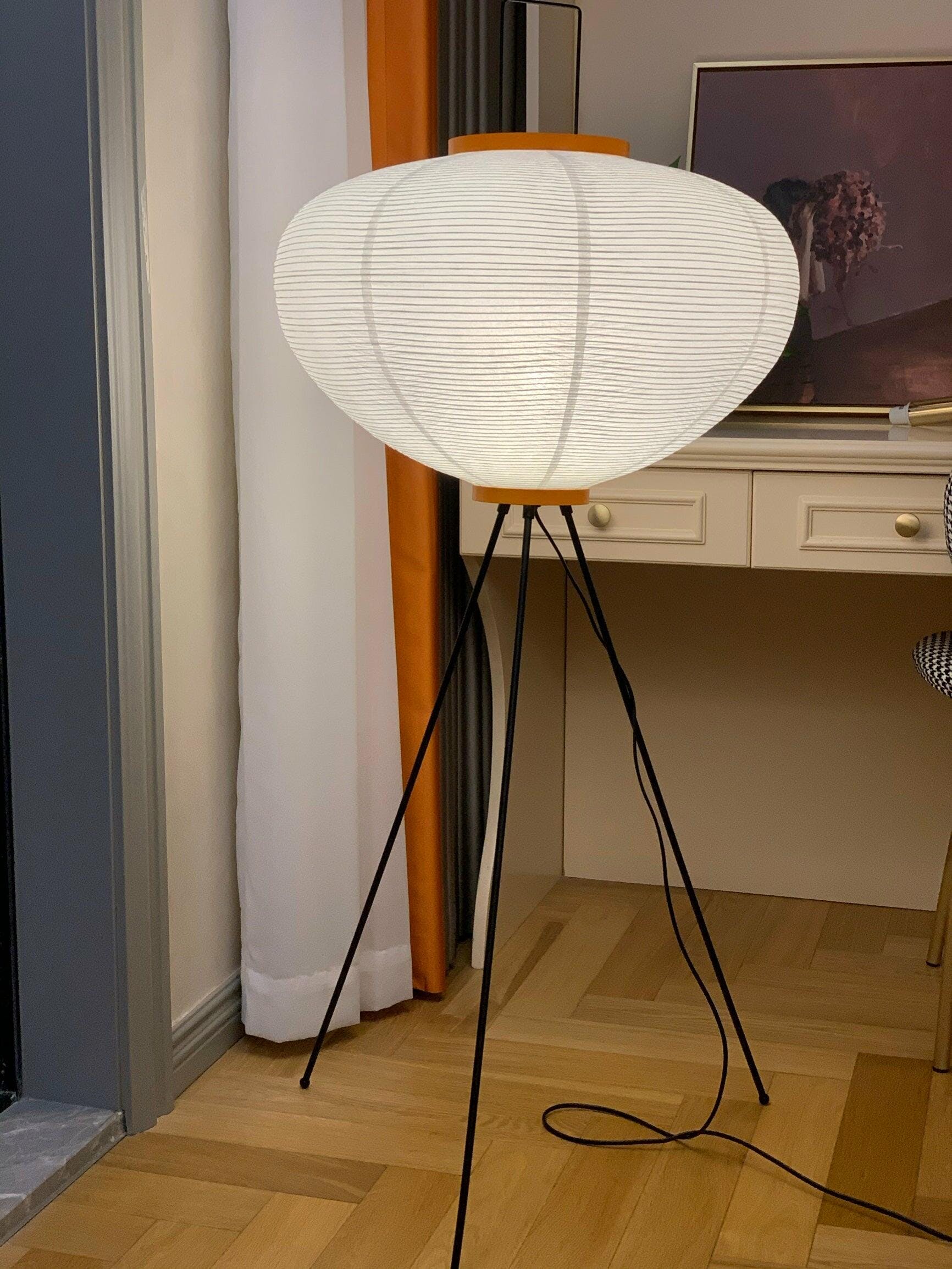 Krelix Paper Scandinavian Floor Lamp-Neutral Decor