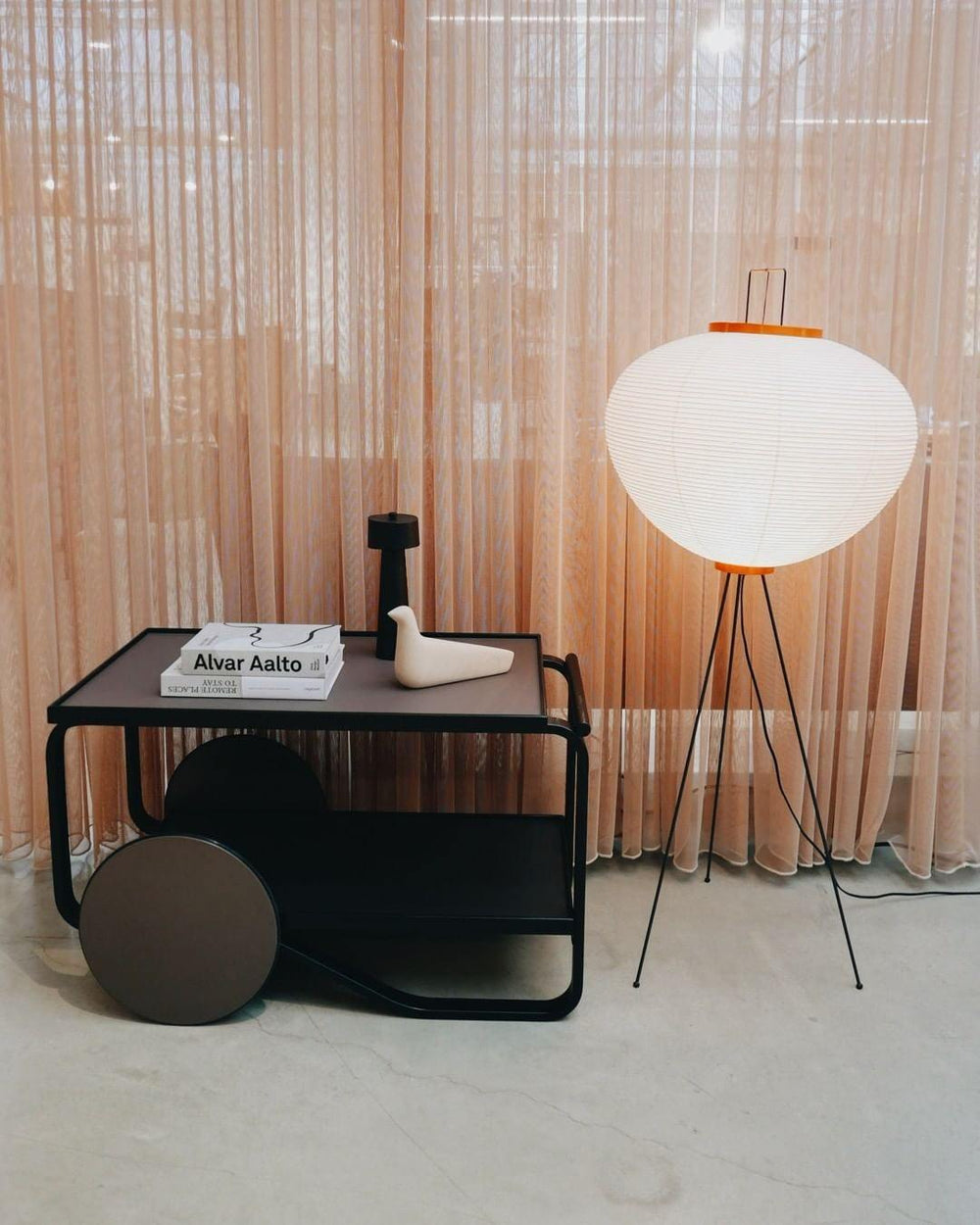 Krelix Paper Scandinavian Floor Lamp-Neutral Decor