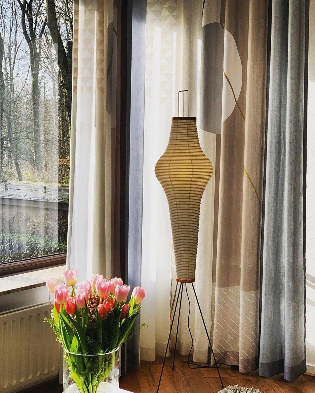 Krelix Paper Scandinavian Floor Lamp-Neutral Decor