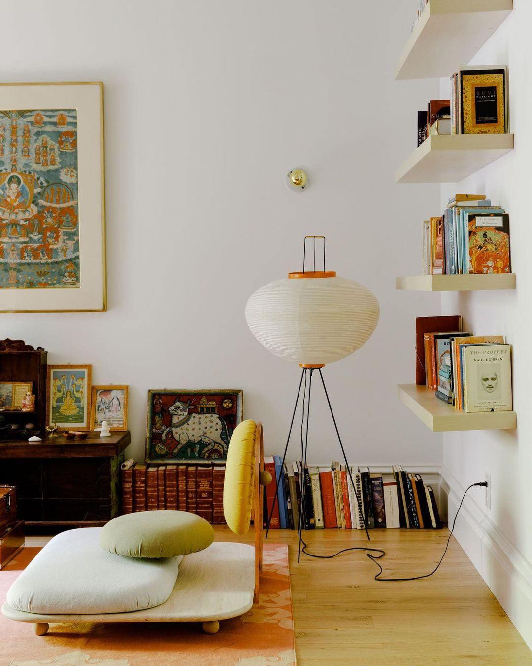 Krelix Paper Scandinavian Floor Lamp-Neutral Decor