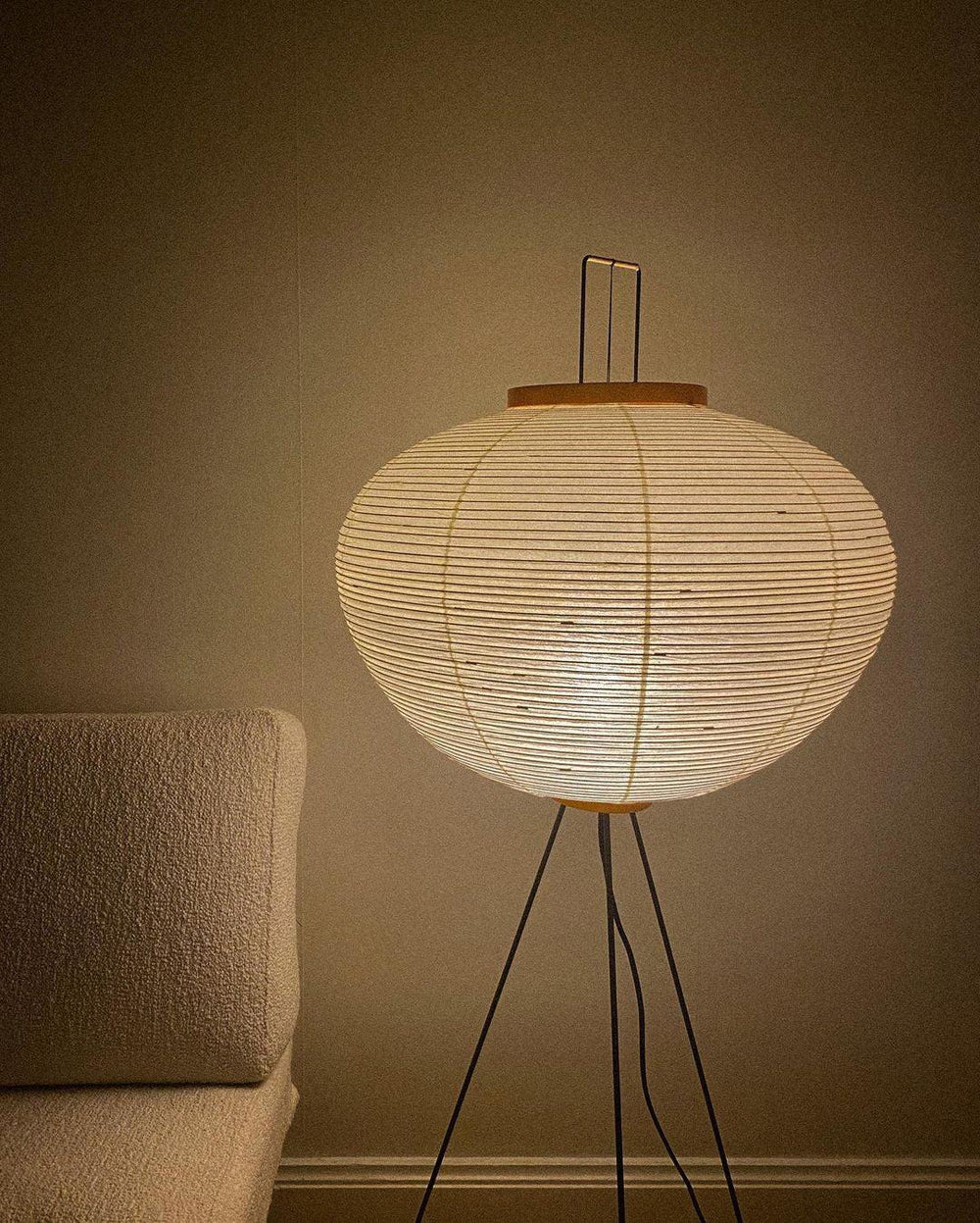 Krelix Paper Scandinavian Floor Lamp-Neutral Decor