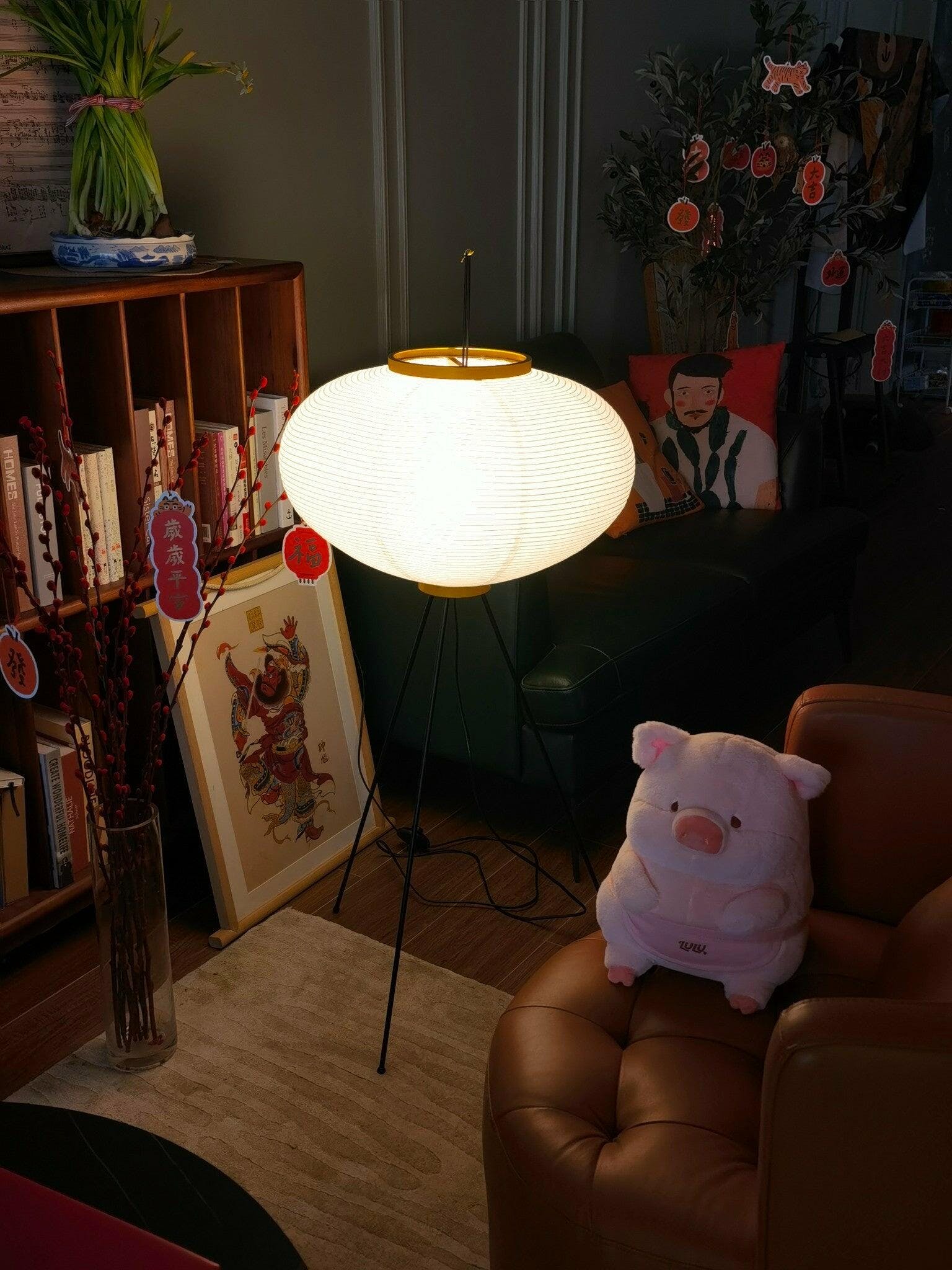 Krelix Paper Scandinavian Floor Lamp-Neutral Decor