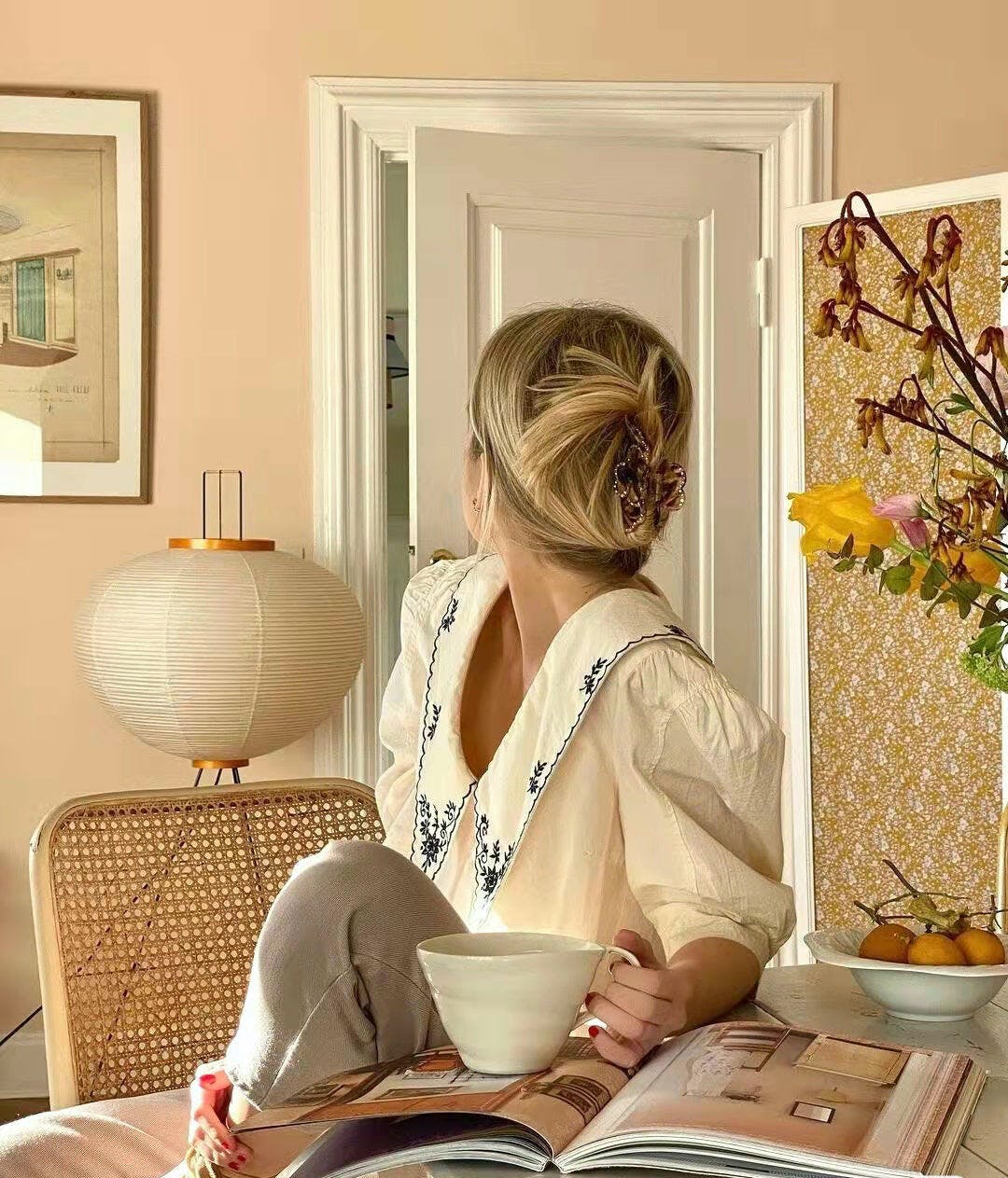 Krelix Paper Scandinavian Floor Lamp-Neutral Decor