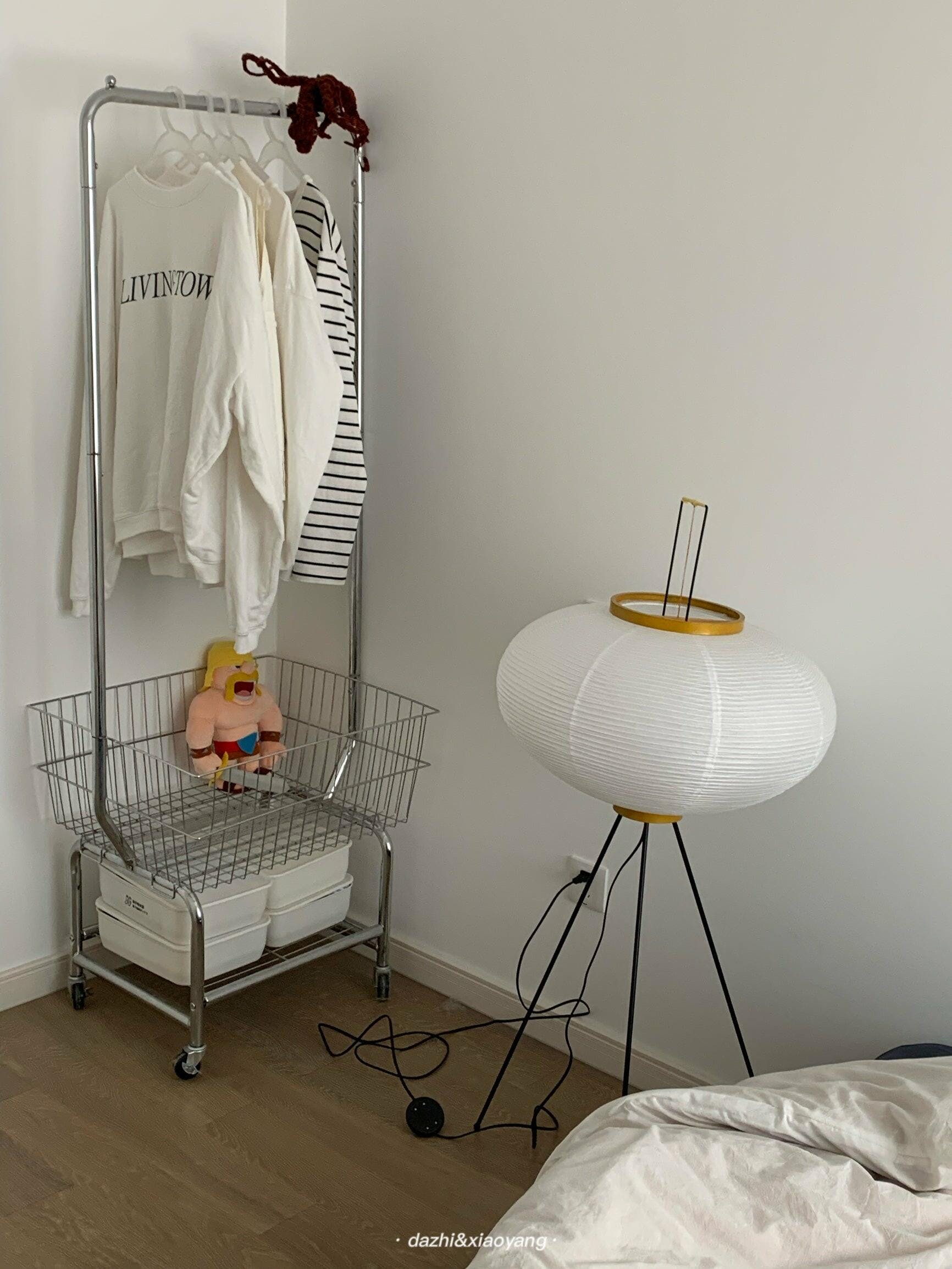 Krelix Paper Scandinavian Floor Lamp-Neutral Decor