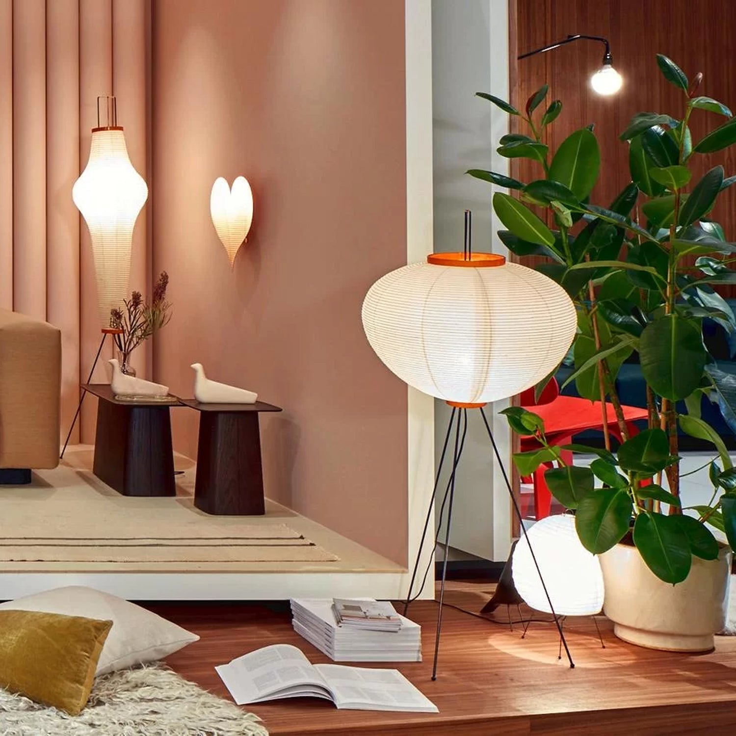 Krelix Paper Scandinavian Floor Lamp-Neutral Decor