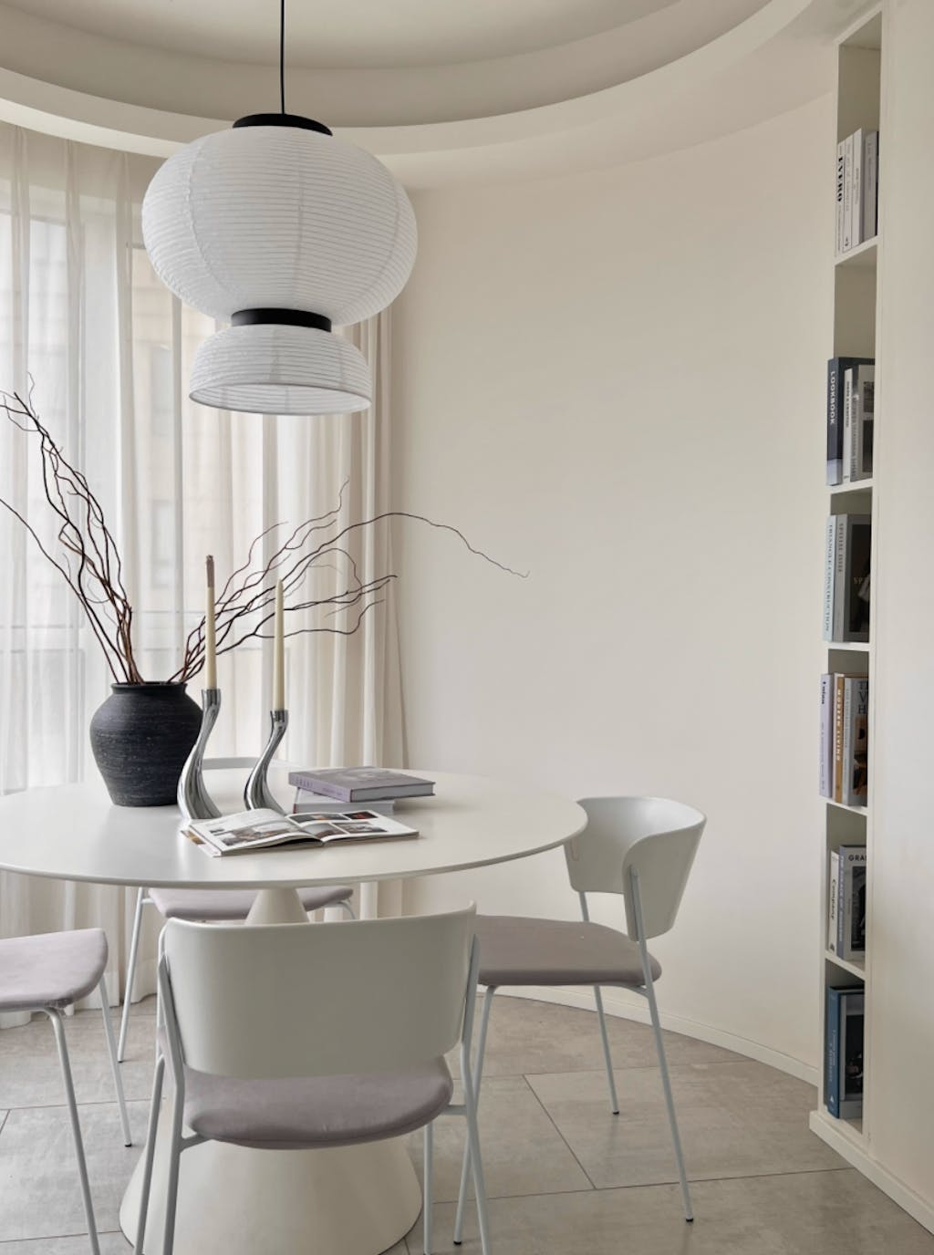 Quinvel Paper Scandinavian Pendant Lamp-Neutral Decor