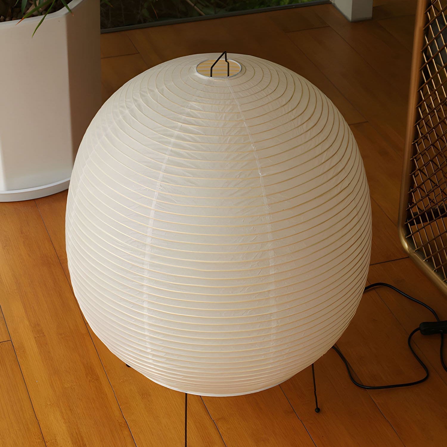 Tixor Table Lamp Rice Paper Lantern-Neutral Decor