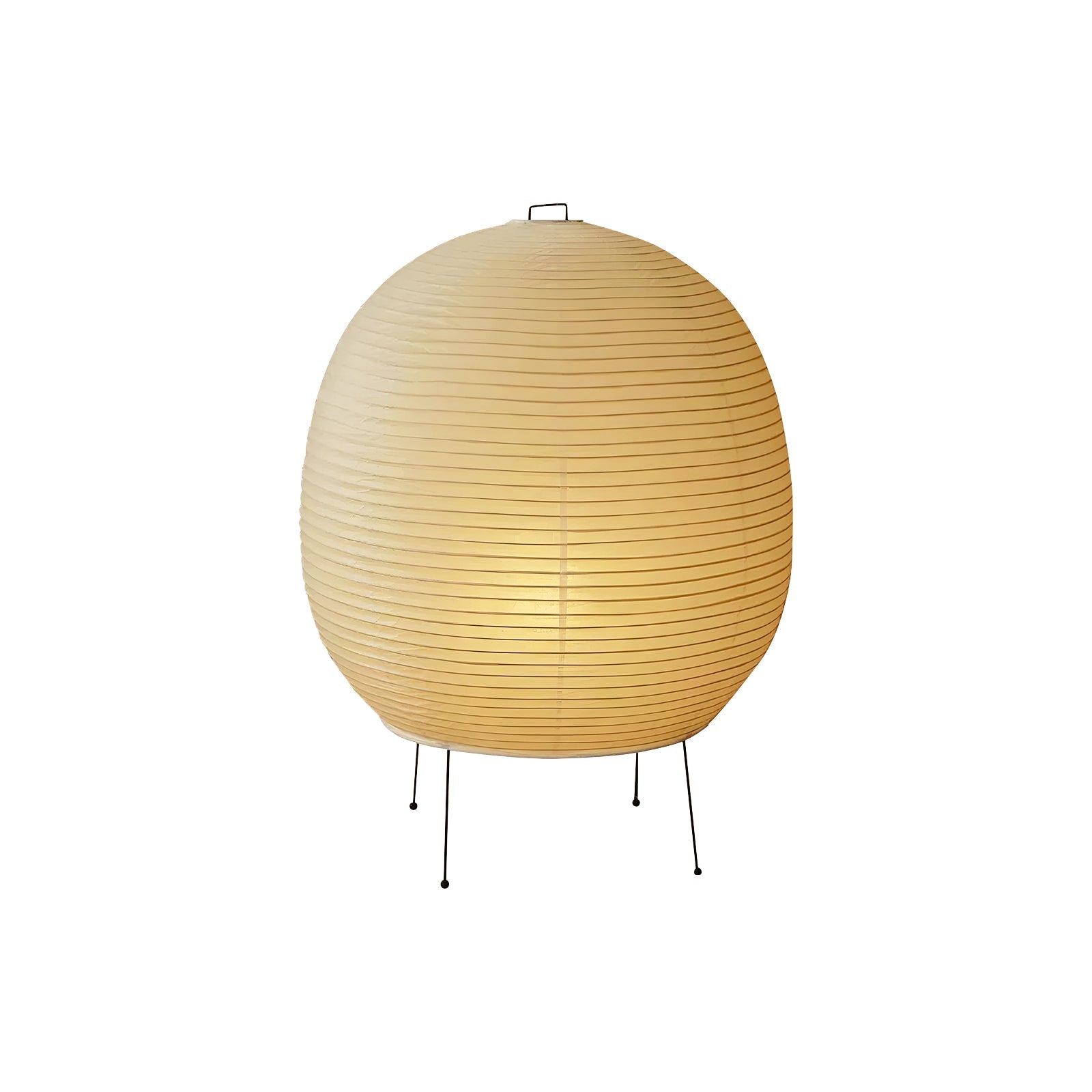 Tixor Table Lamp Rice Paper Lantern-Neutral Decor
