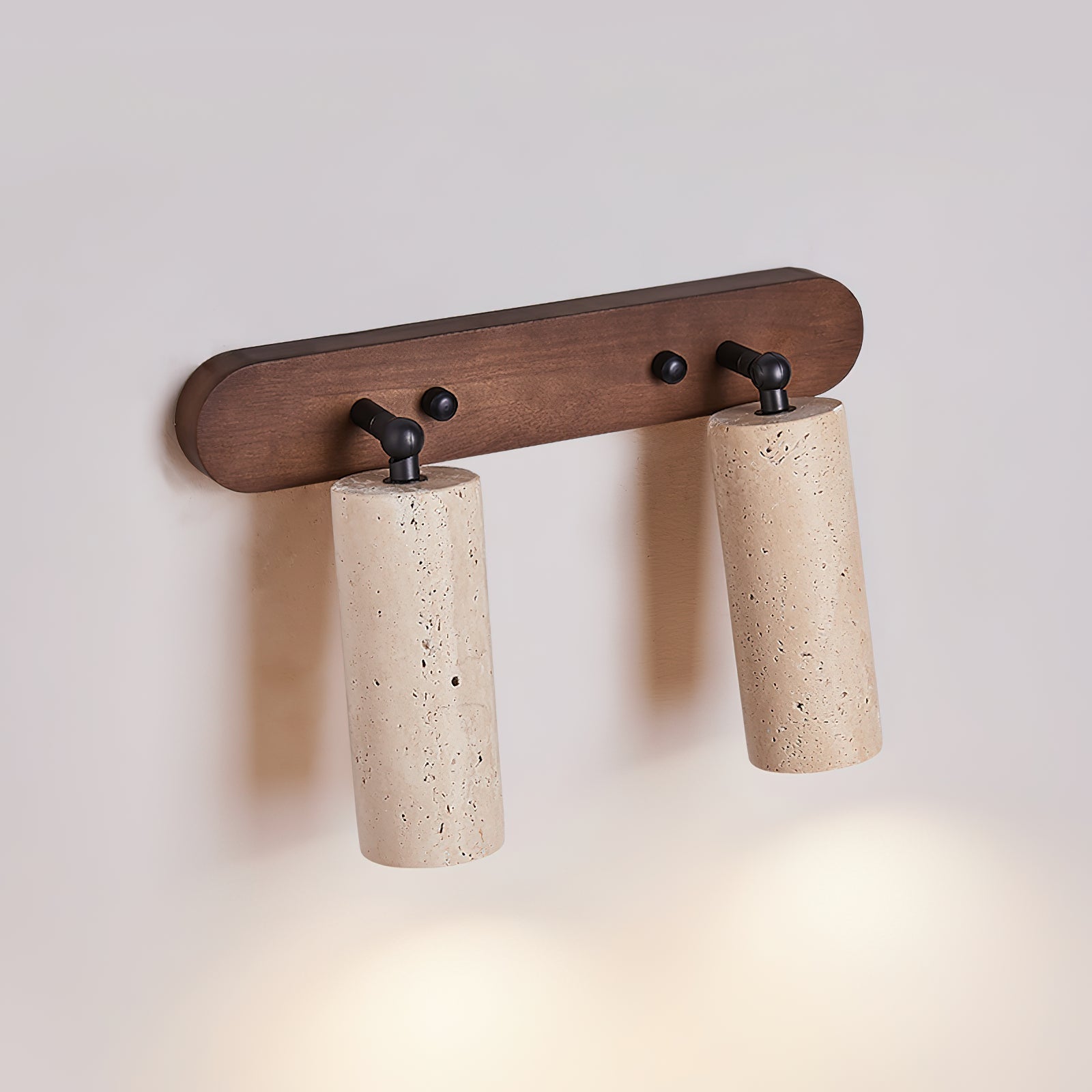 Solaro  Wall Lamp Spotlight Travertine