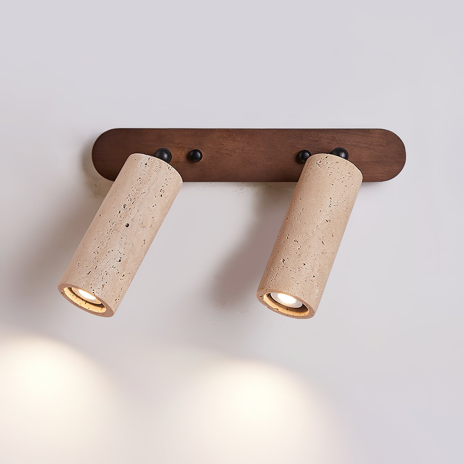 Solaro  Wall Lamp Spotlight Travertine