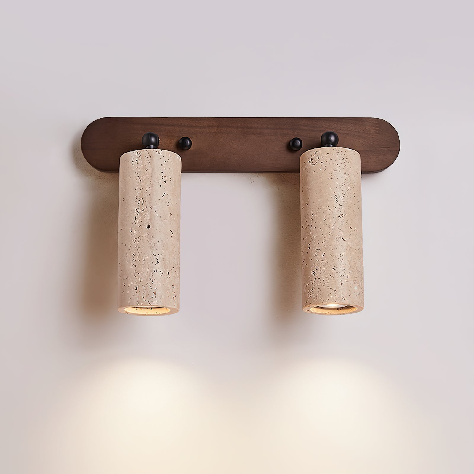 Solaro  Wall Lamp Spotlight Travertine