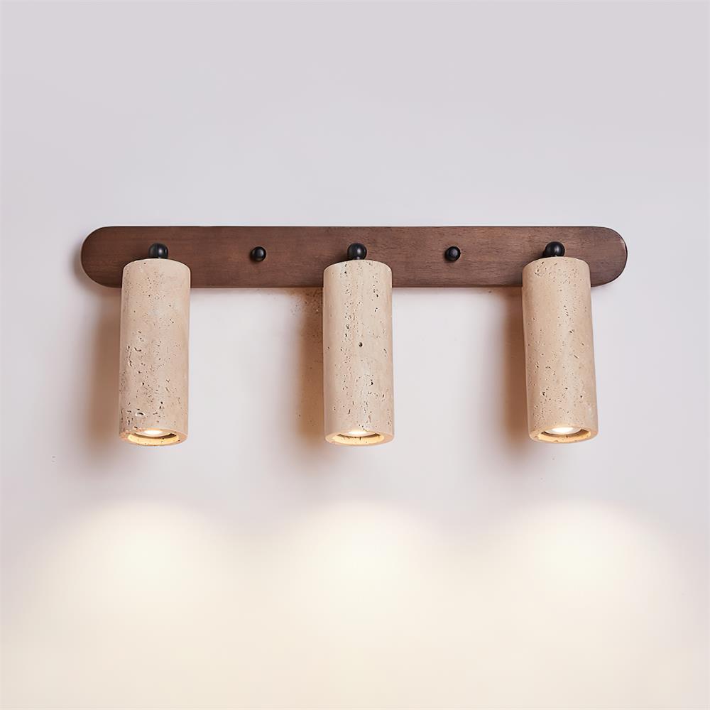 Solaro  Wall Lamp Spotlight Travertine