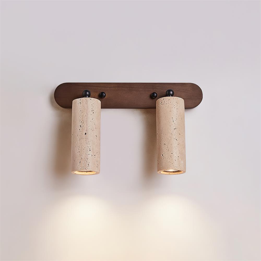 Solaro  Wall Lamp Spotlight Travertine