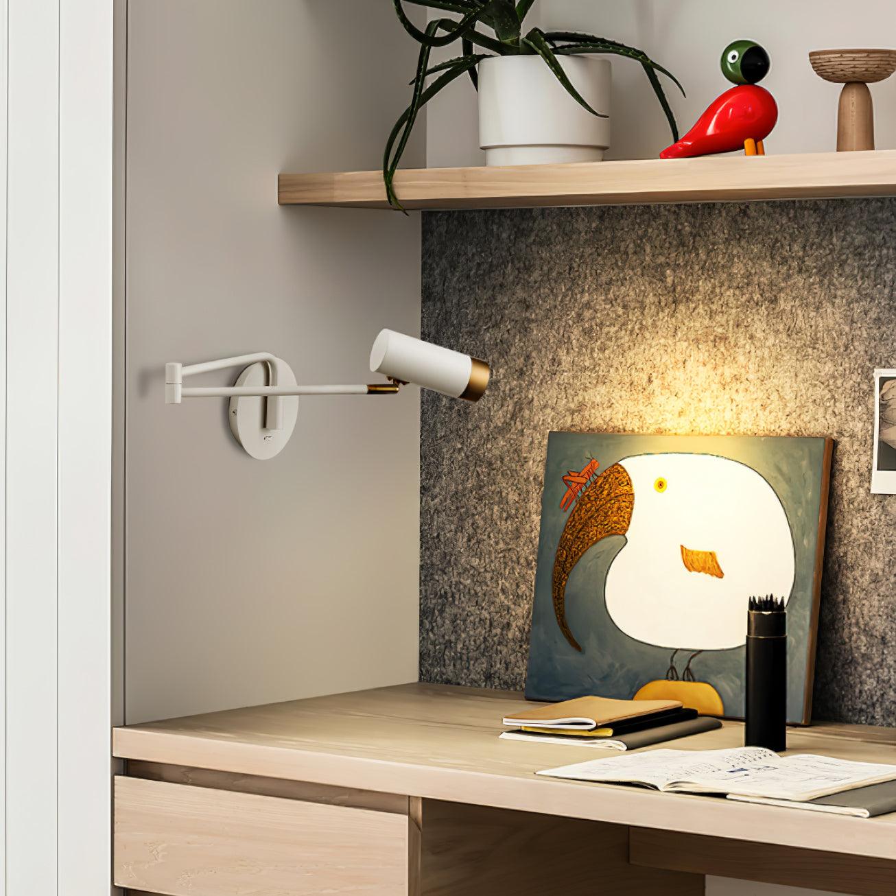 Calvion Premium Elegance Arm Wall Lamp-Neutral Decor