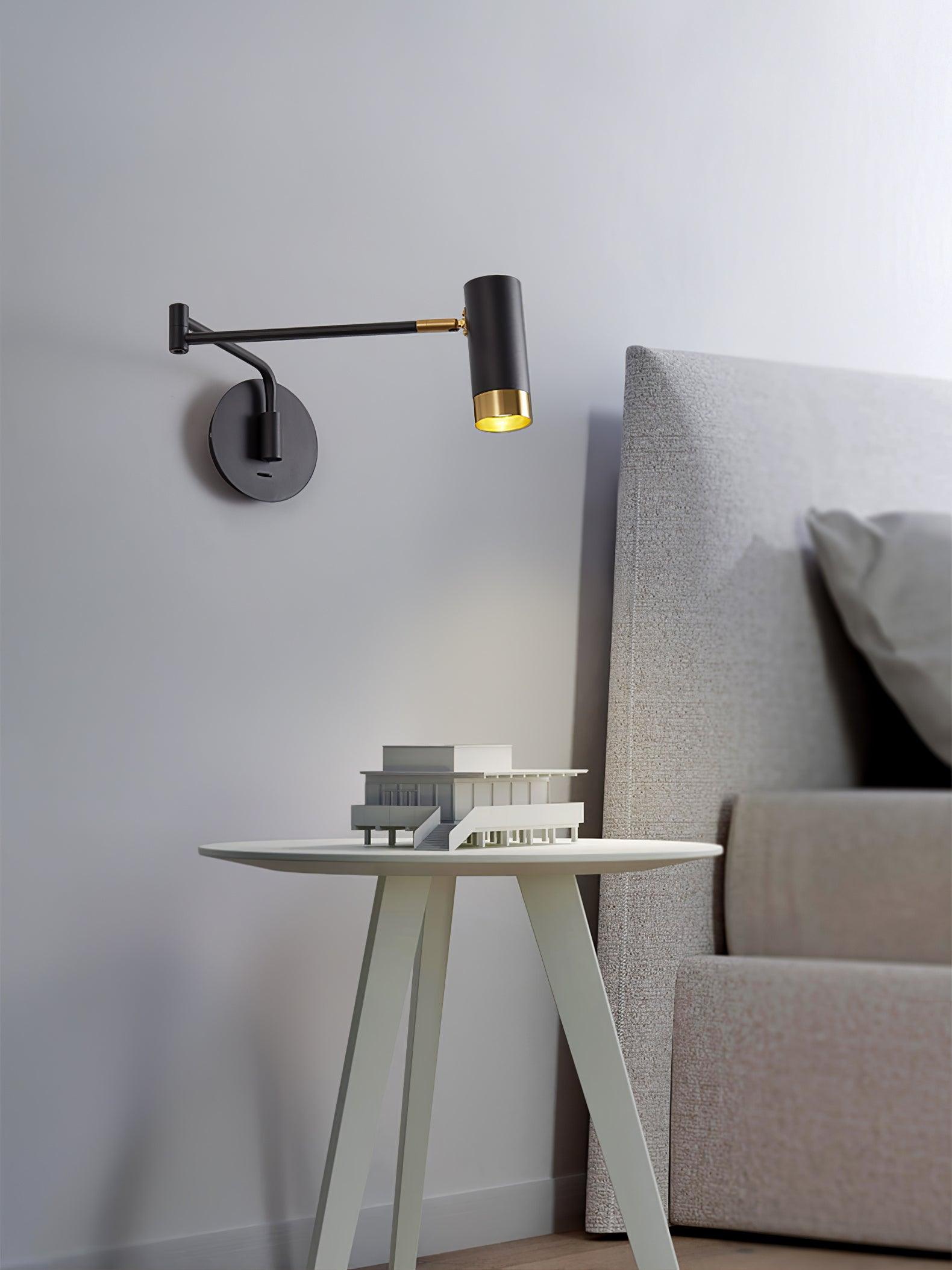 Calvion Premium Elegance Arm Wall Lamp-Neutral Decor