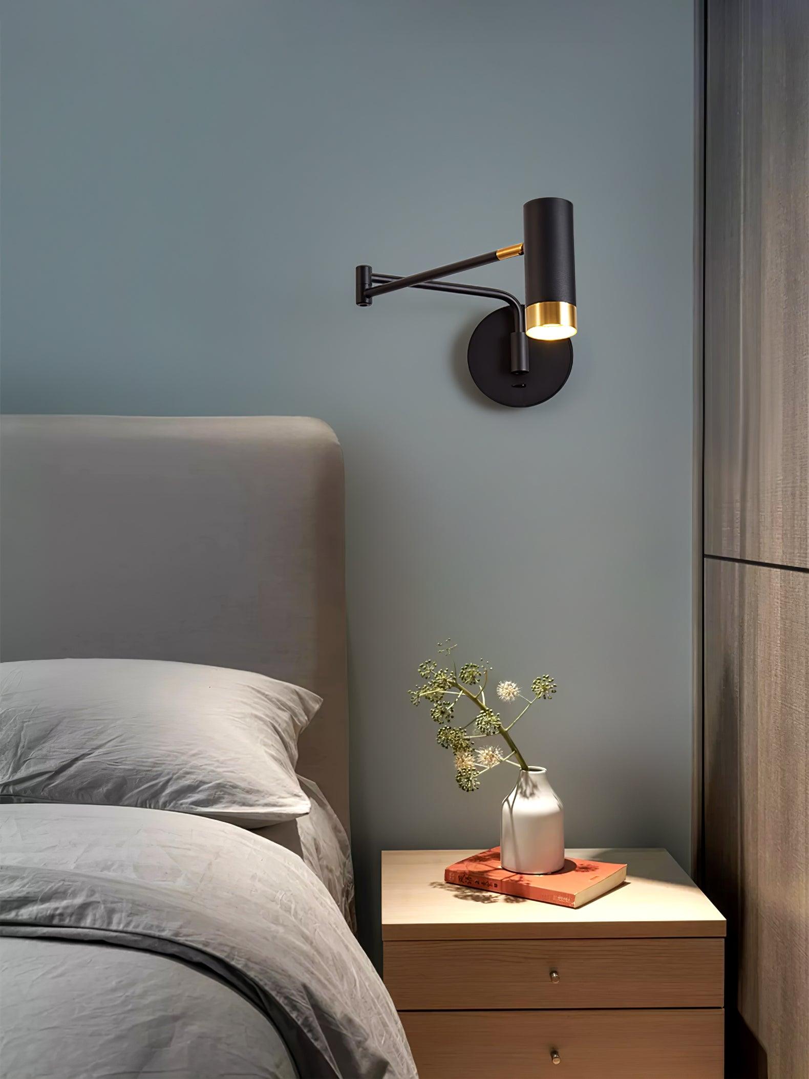 Calvion Premium Elegance Arm Wall Lamp-Neutral Decor