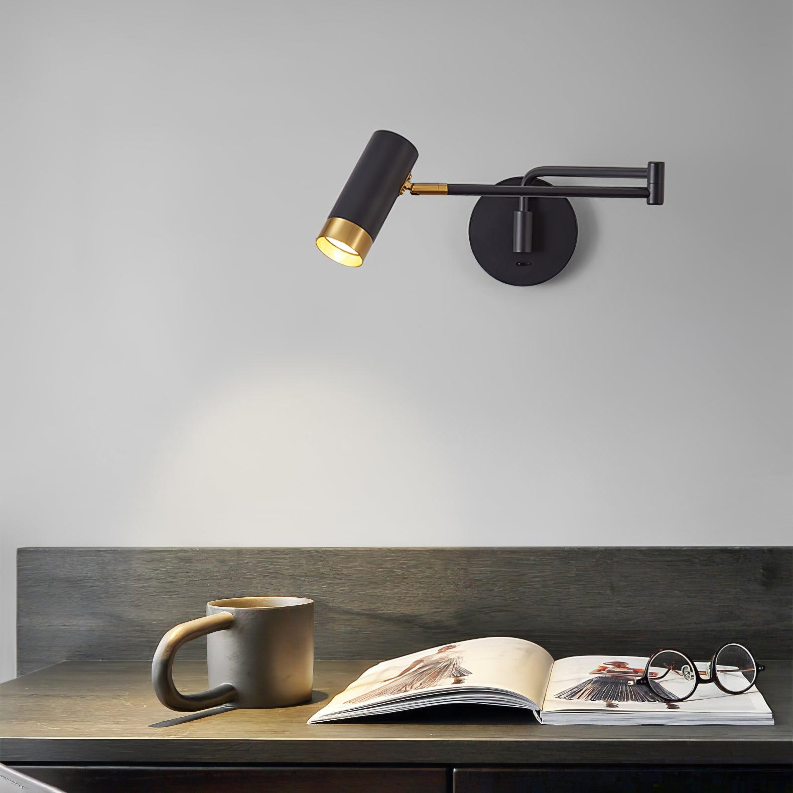 Calvion Premium Elegance Arm Wall Lamp-Neutral Decor