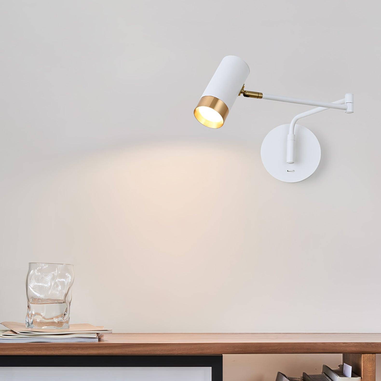 Calvion Premium Elegance Arm Wall Lamp-Neutral Decor