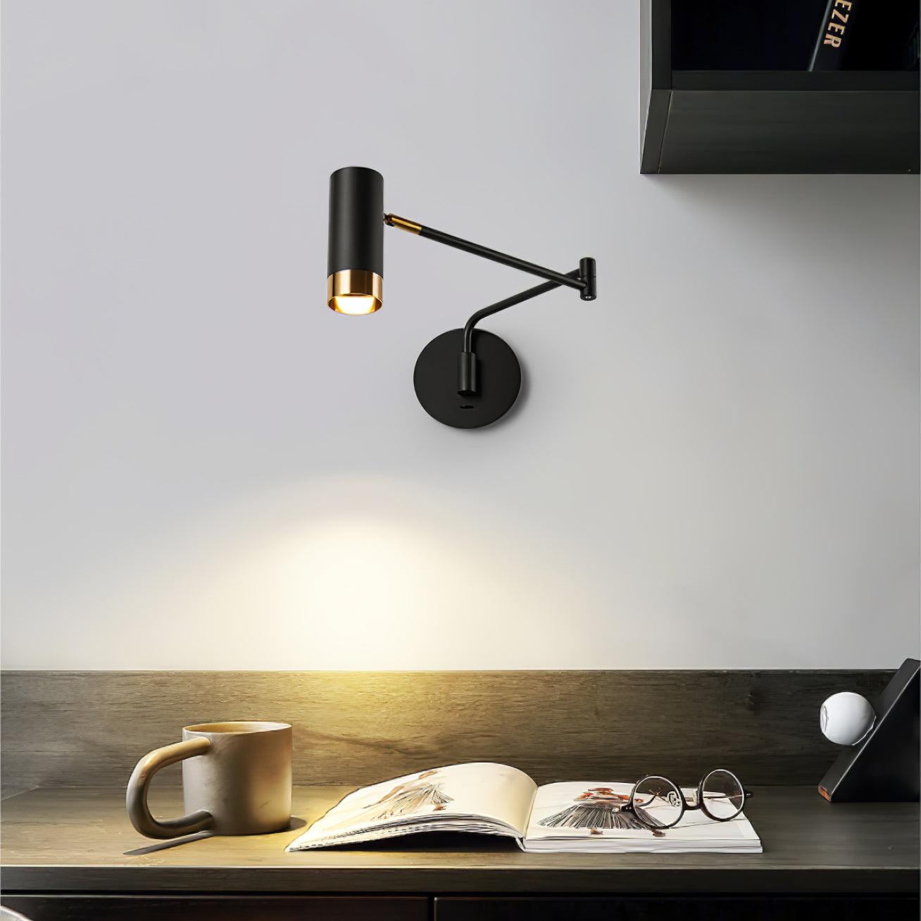 Calvion Premium Elegance Arm Wall Lamp-Neutral Decor
