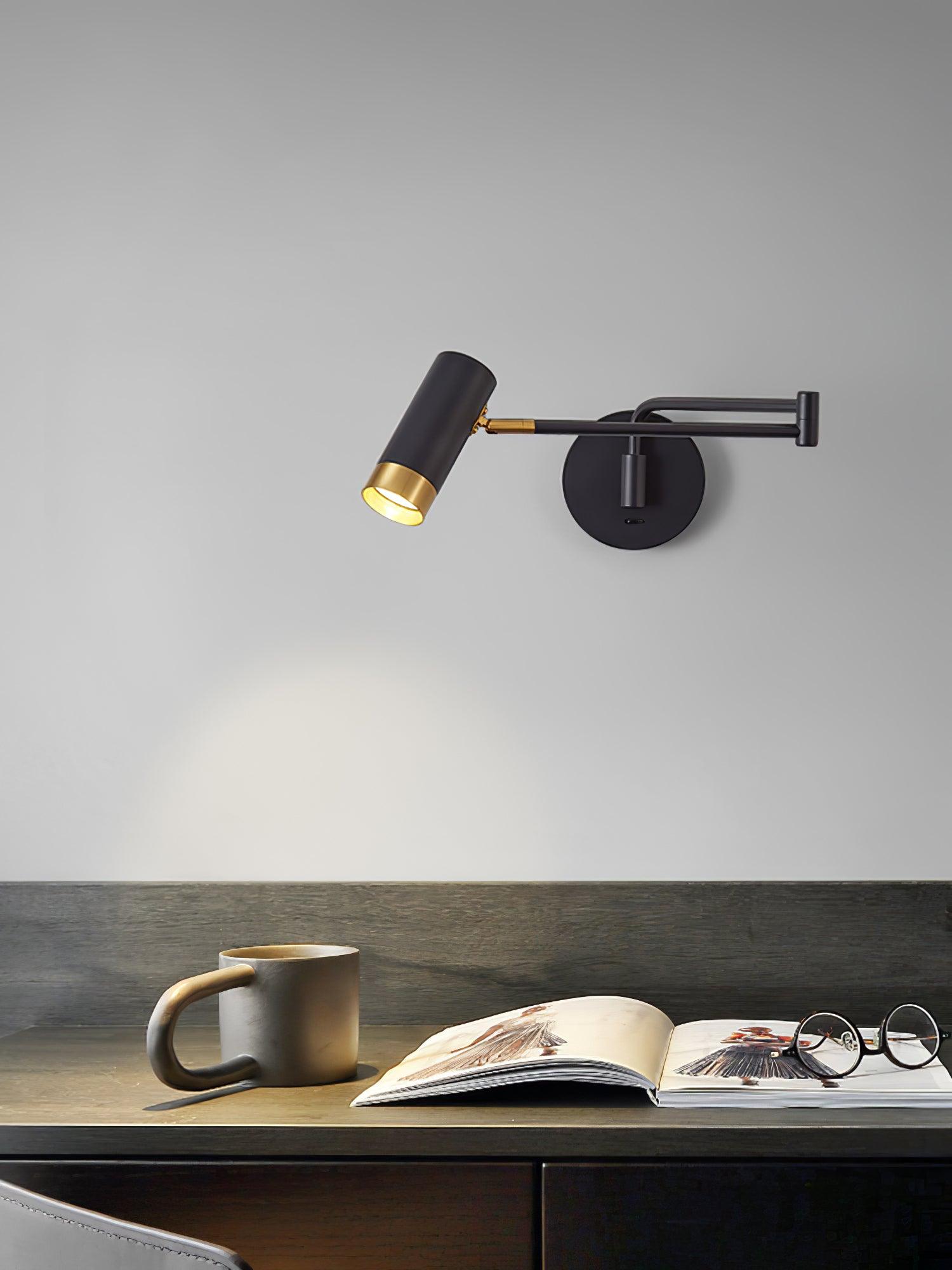 Calvion Premium Elegance Arm Wall Lamp-Neutral Decor
