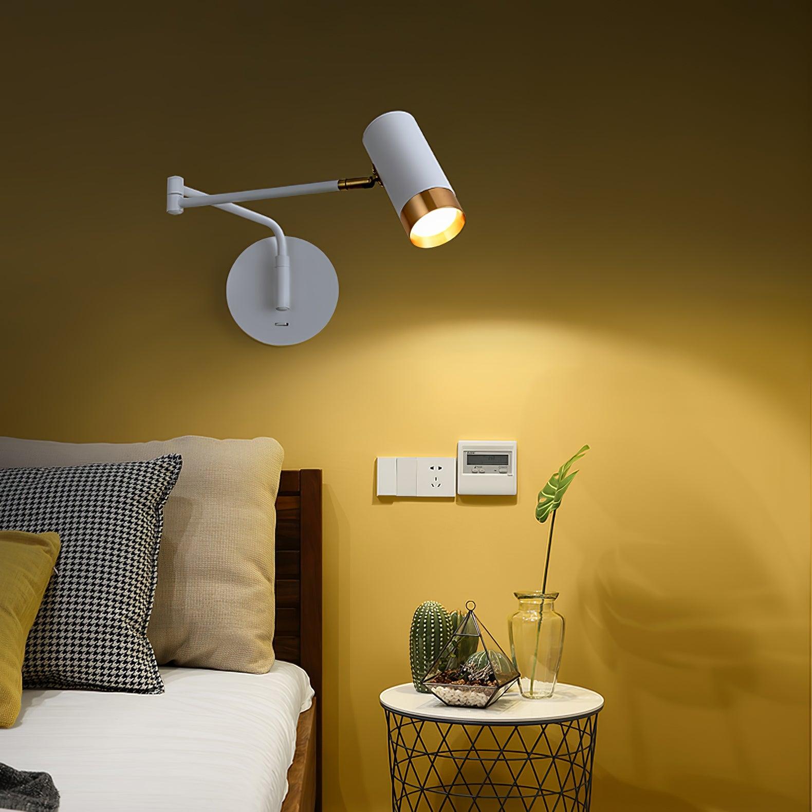 Calvion Premium Elegance Arm Wall Lamp-Neutral Decor