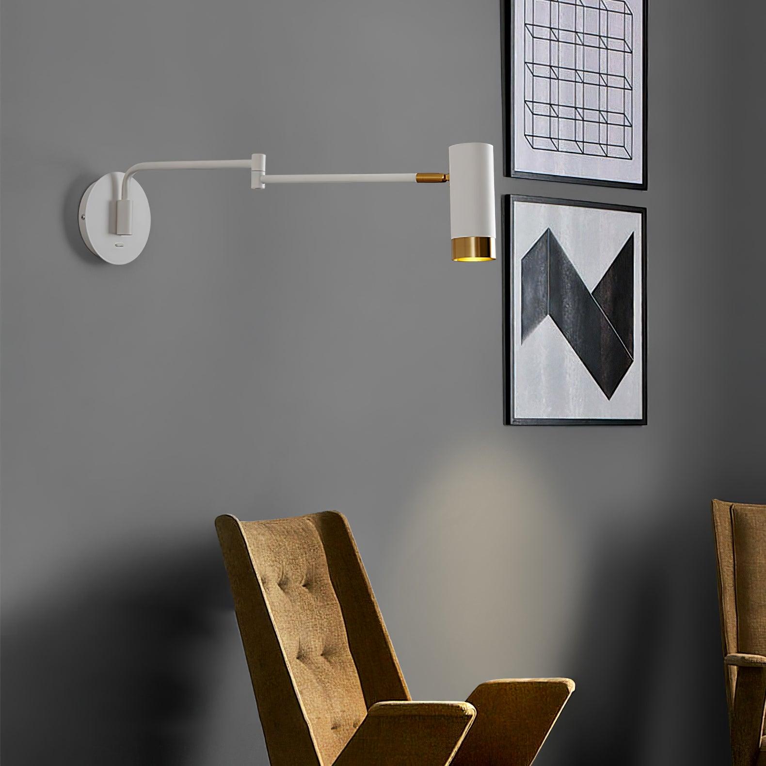 Calvion Premium Elegance Arm Wall Lamp-Neutral Decor