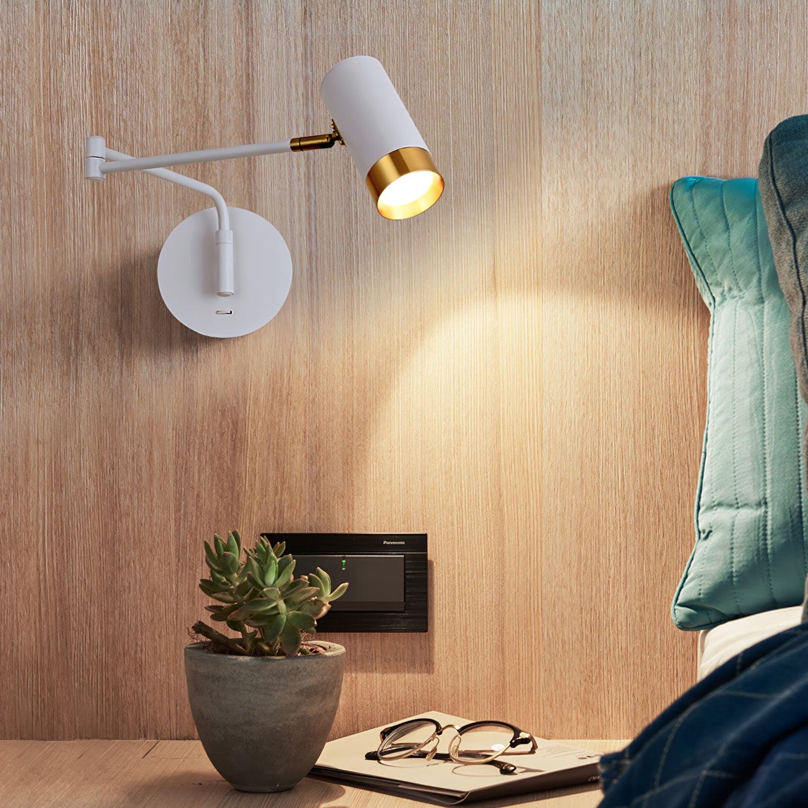 Calvion Premium Elegance Arm Wall Lamp-Neutral Decor