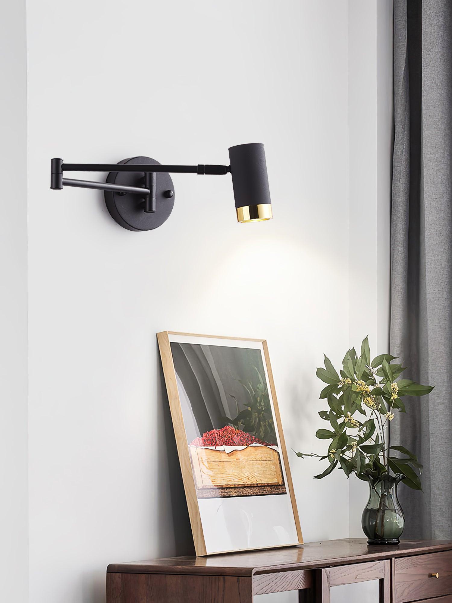 Calvion Premium Elegance Arm Wall Lamp-Neutral Decor