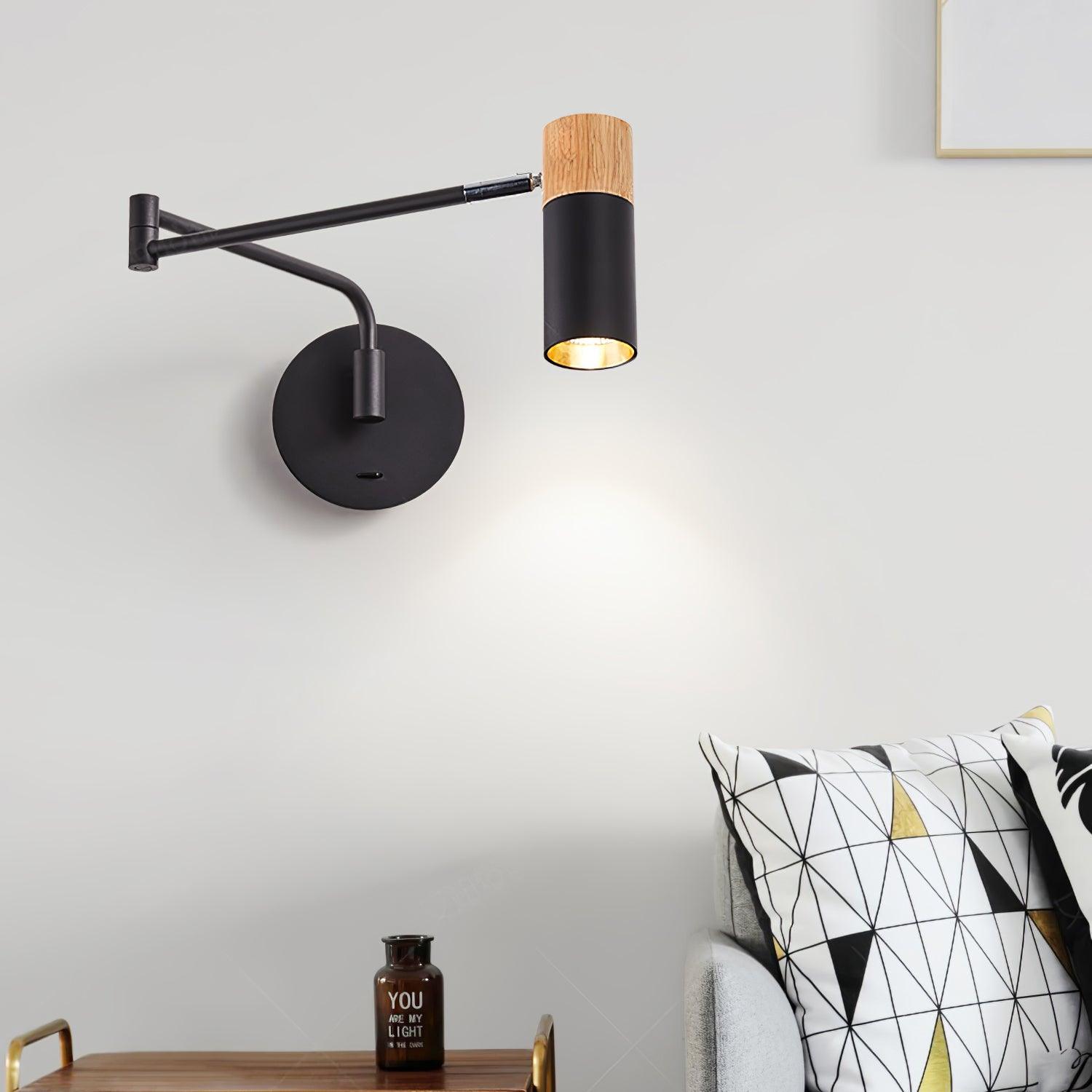 Calvion Premium Elegance Arm Wall Lamp-Neutral Decor