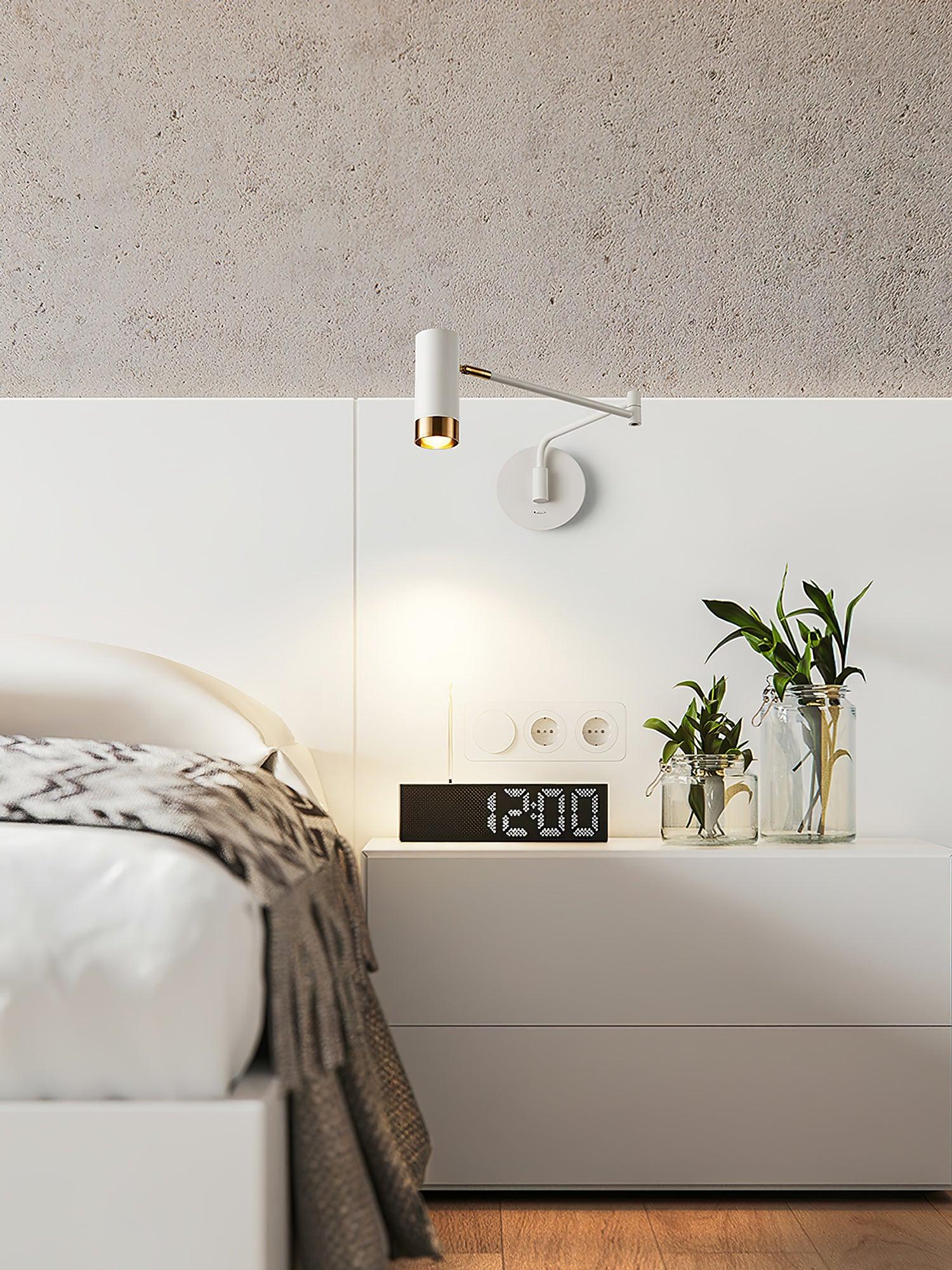 Calvion Premium Elegance Arm Wall Lamp-Neutral Decor