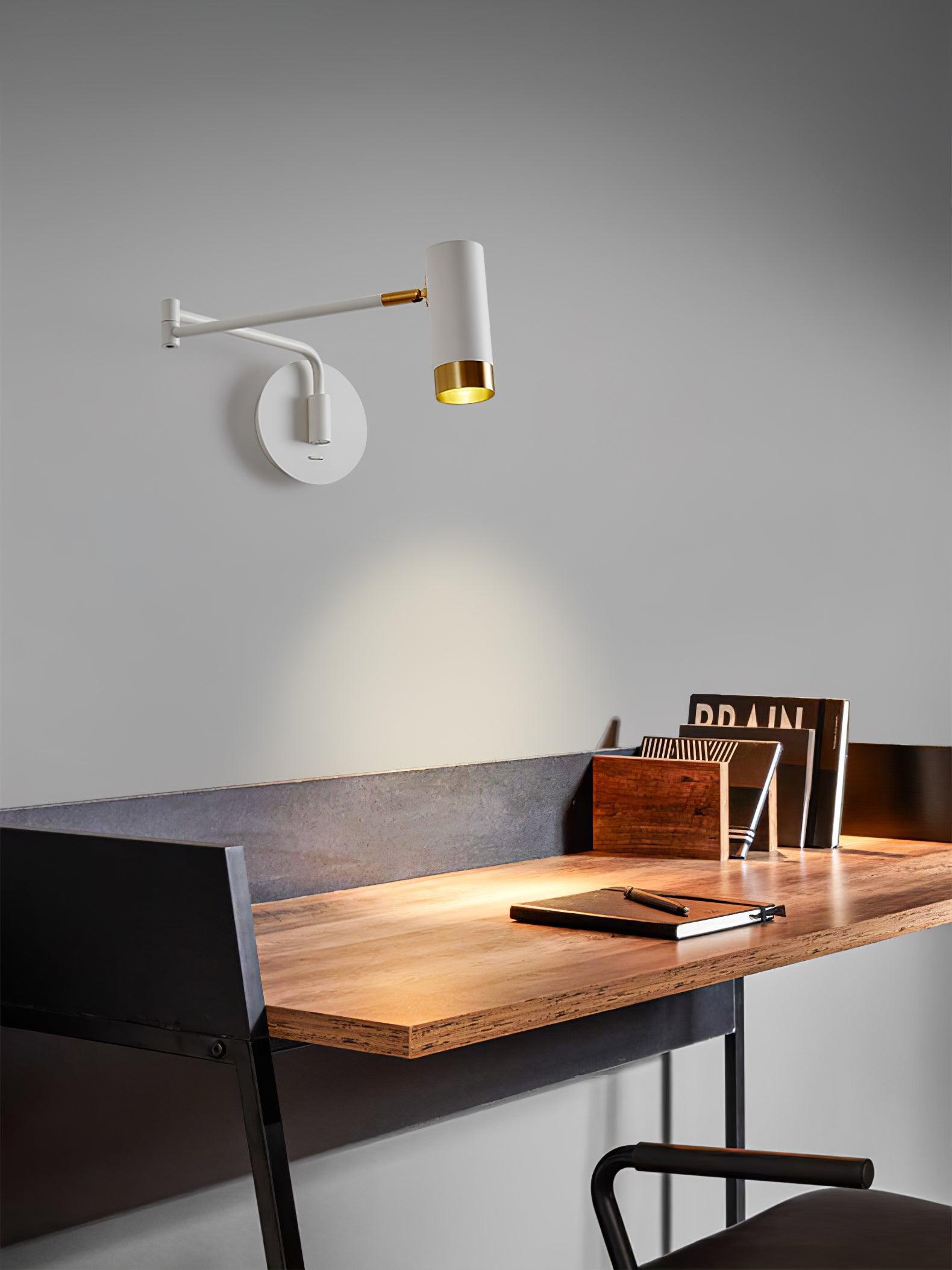 Calvion Premium Elegance Arm Wall Lamp-Neutral Decor