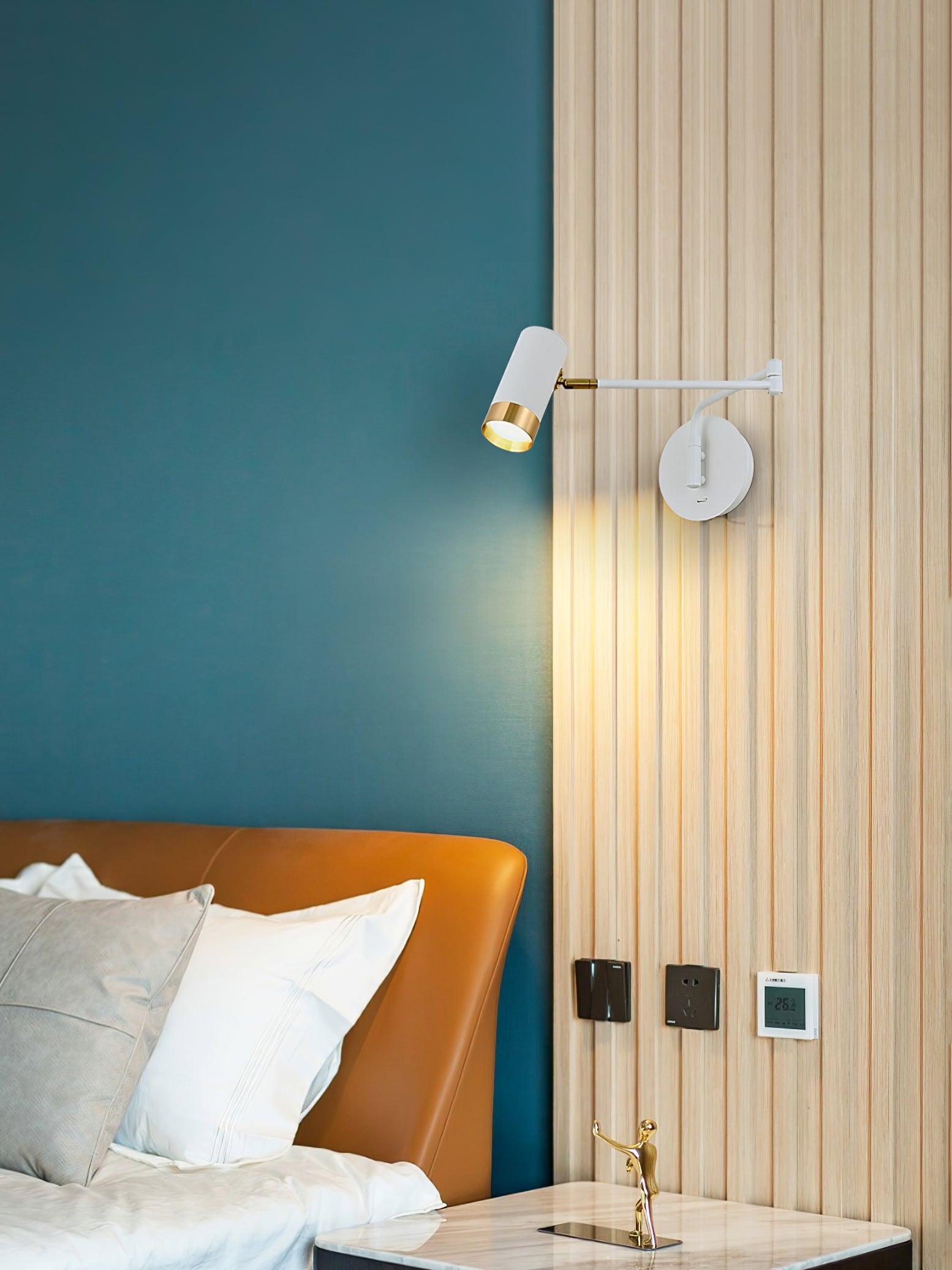 Calvion Premium Elegance Arm Wall Lamp-Neutral Decor