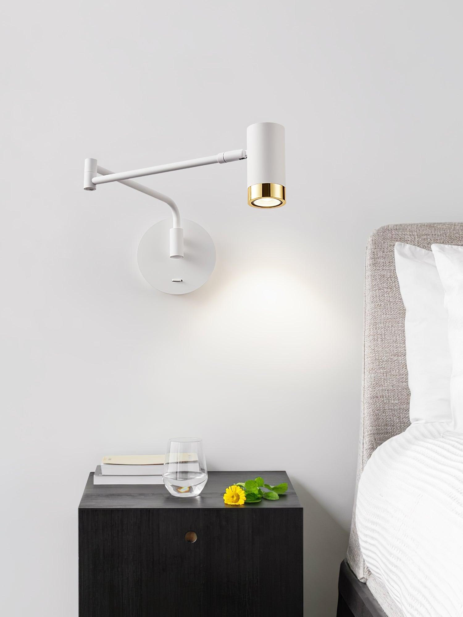 Calvion Premium Elegance Arm Wall Lamp-Neutral Decor