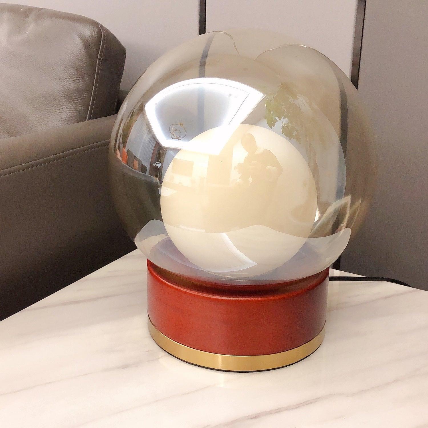 Brinox Wood Artistic Table lamp-Neutral Decor