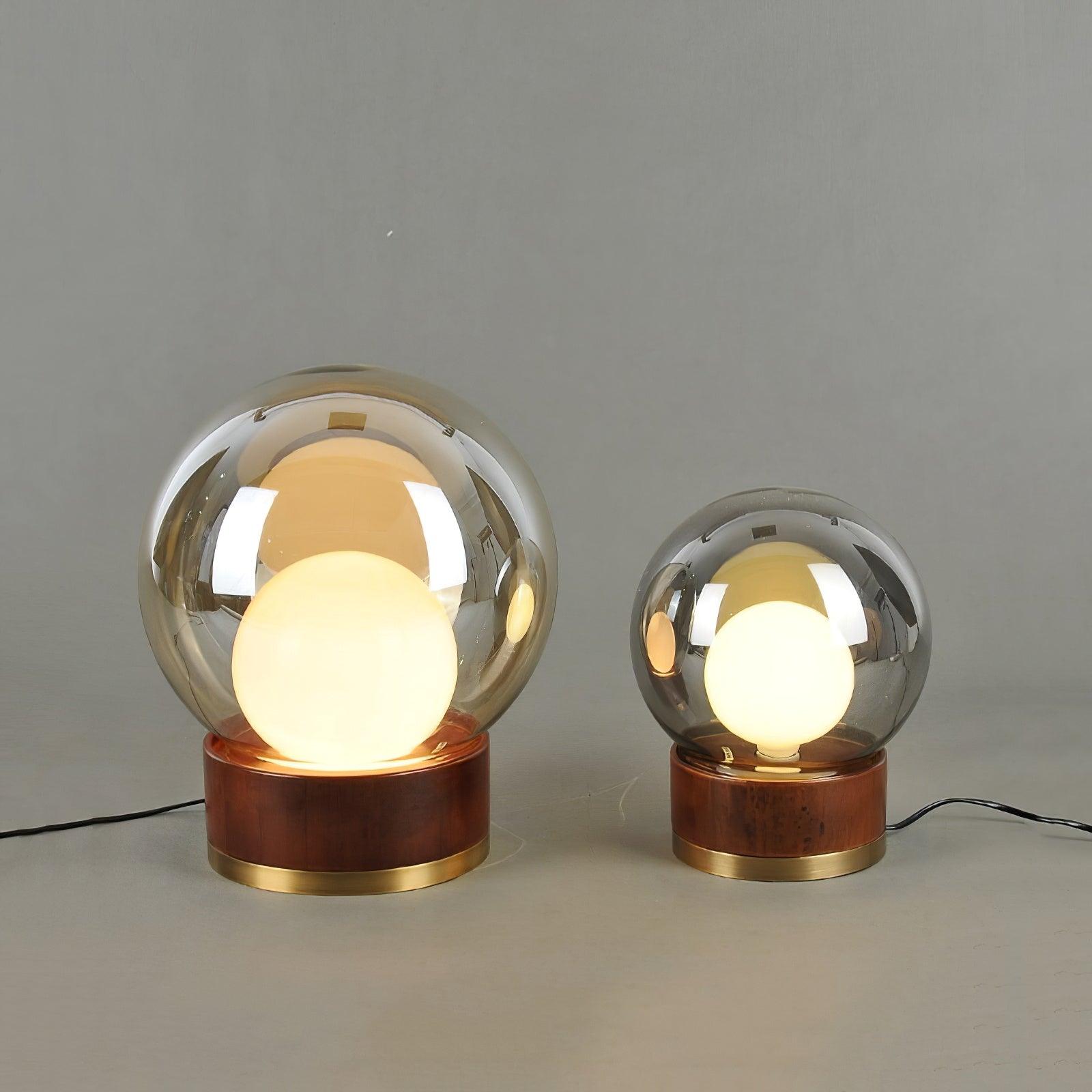 Brinox Wood Artistic Table lamp-Neutral Decor