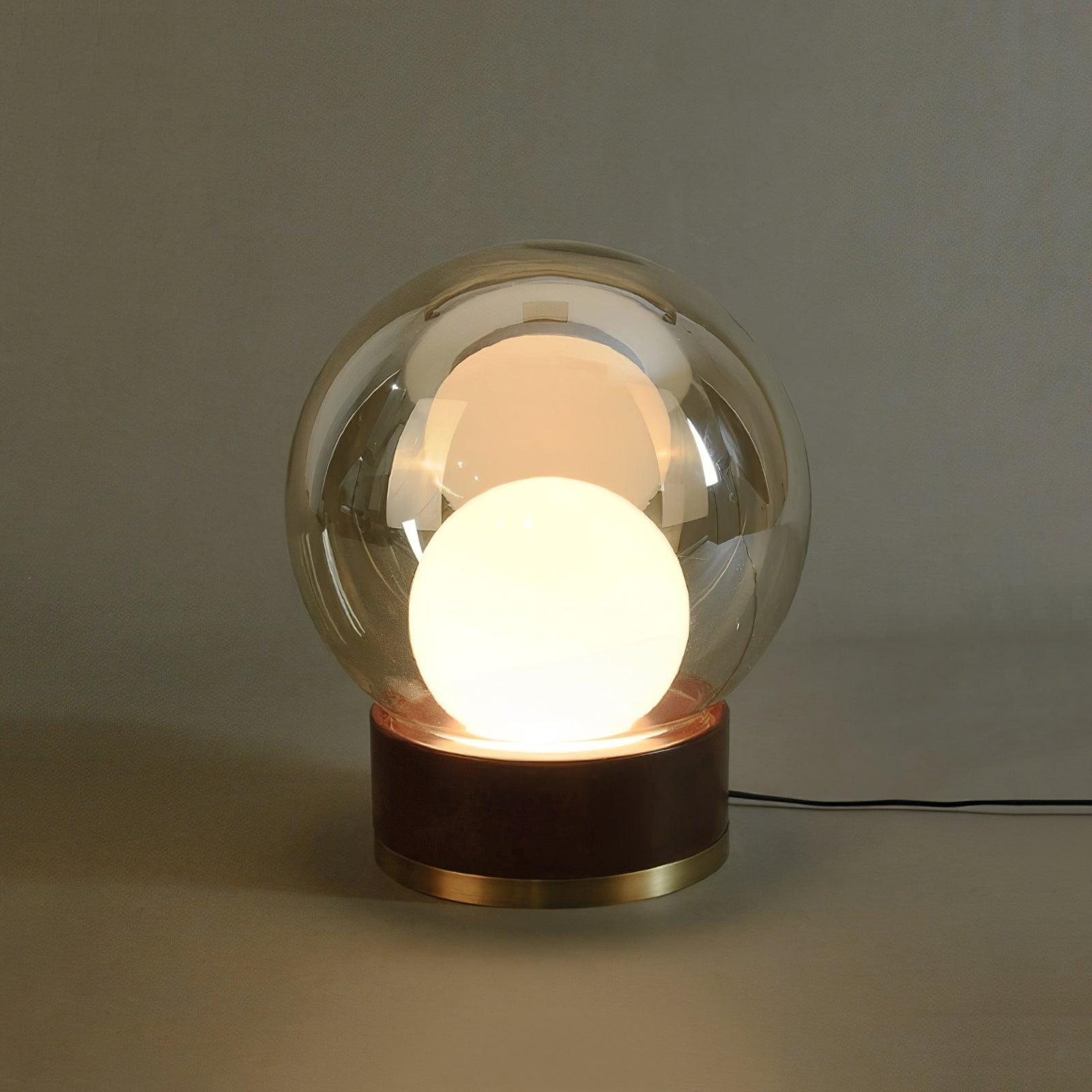 Brinox Wood Artistic Table lamp-Neutral Decor
