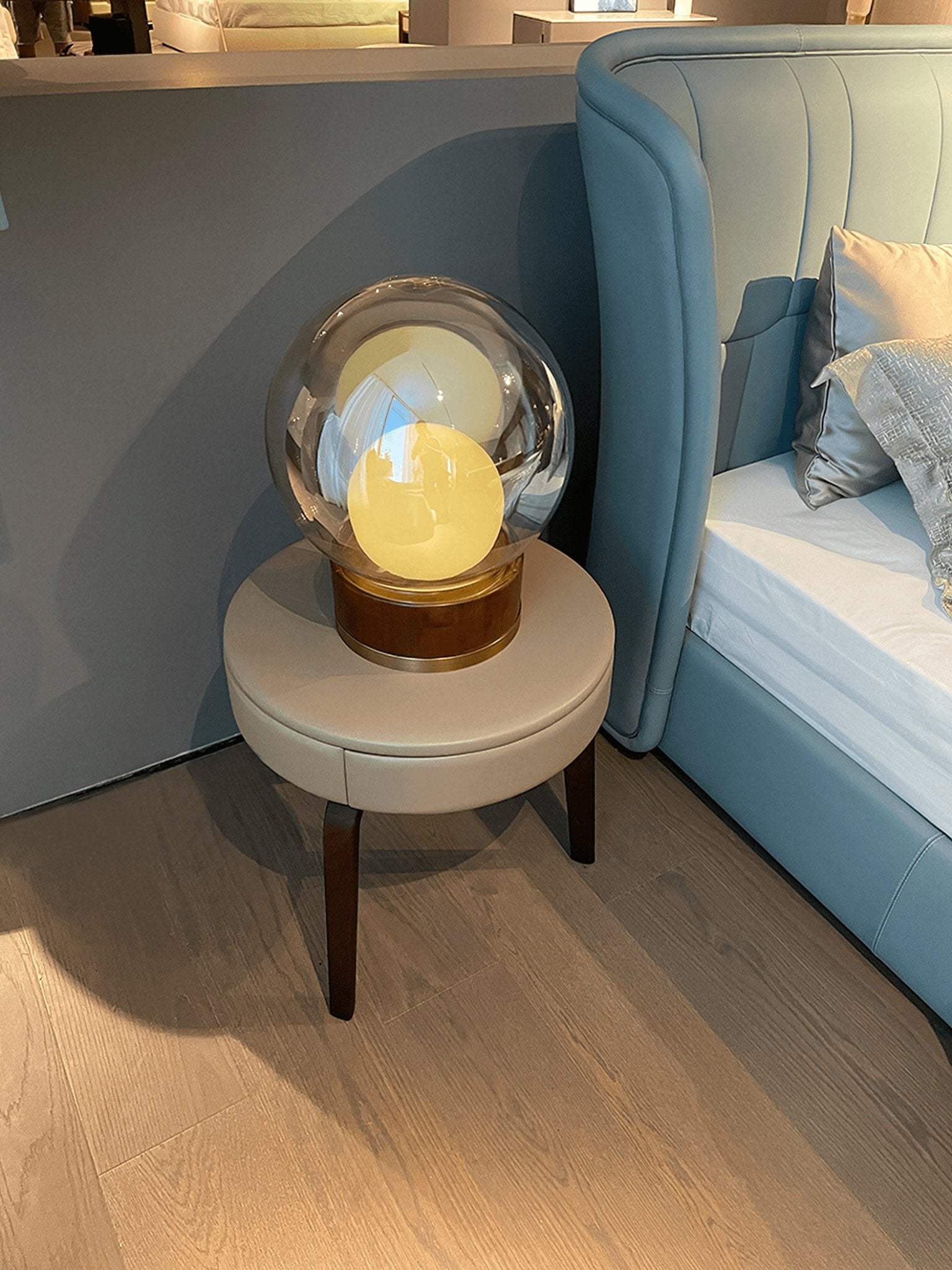 Brinox Wood Artistic Table lamp-Neutral Decor