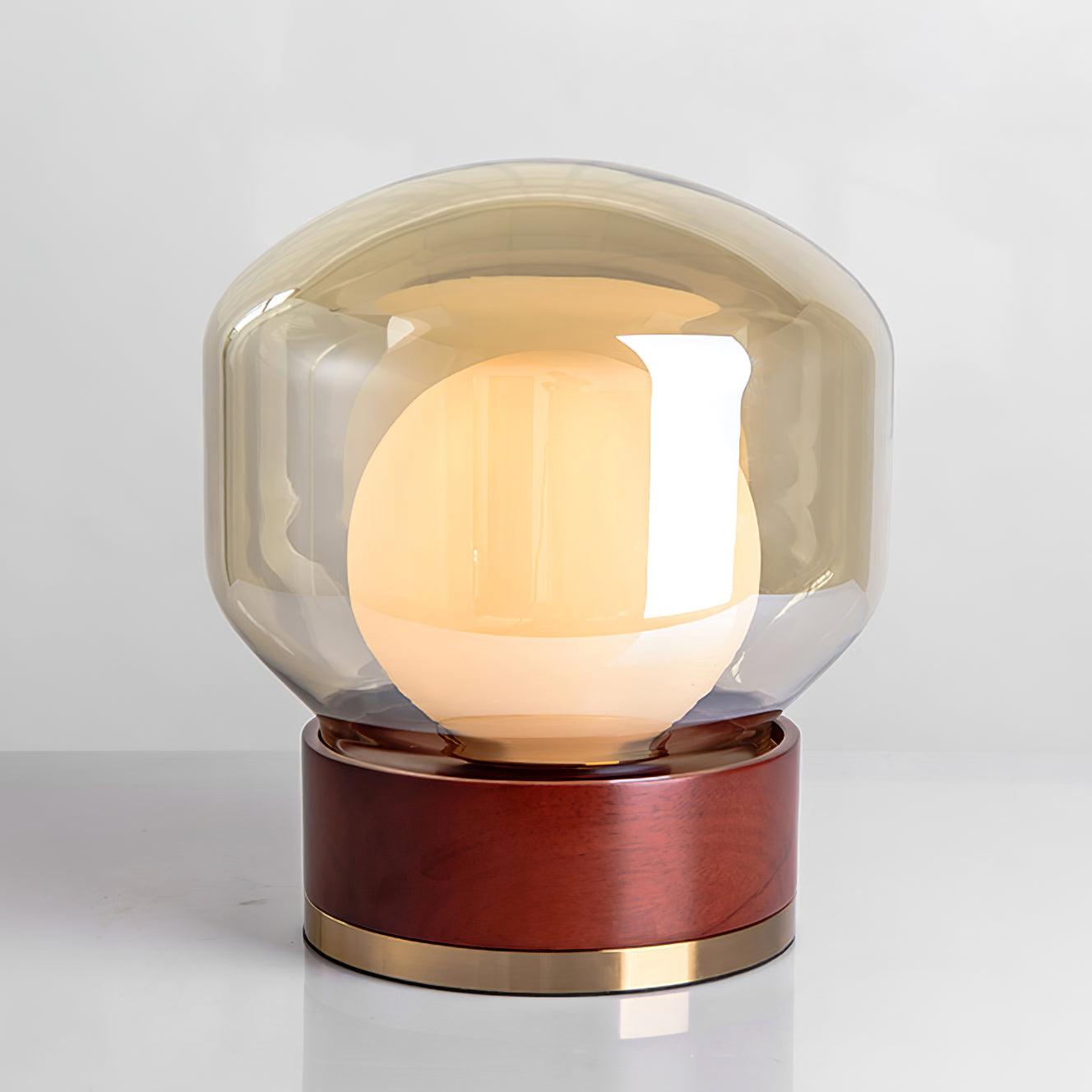 Brinox Wood Artistic Table lamp-Neutral Decor