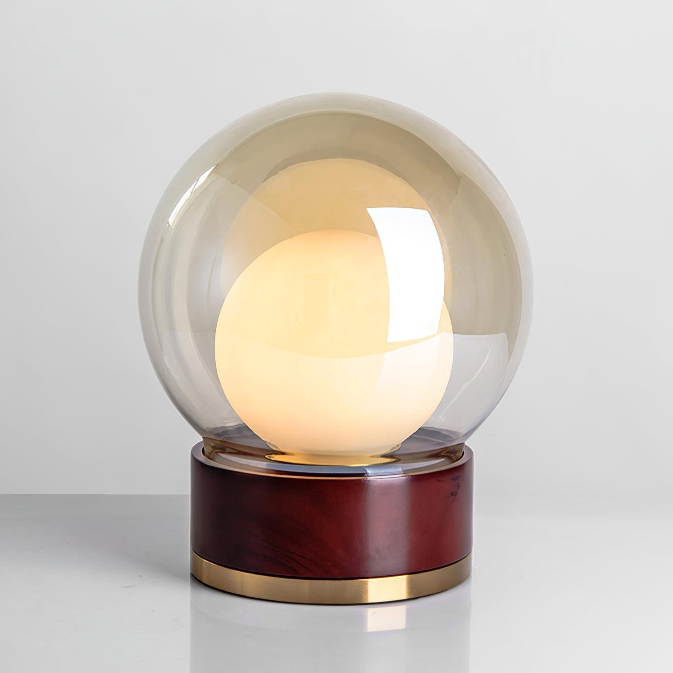Brinox Wood Artistic Table lamp-Neutral Decor