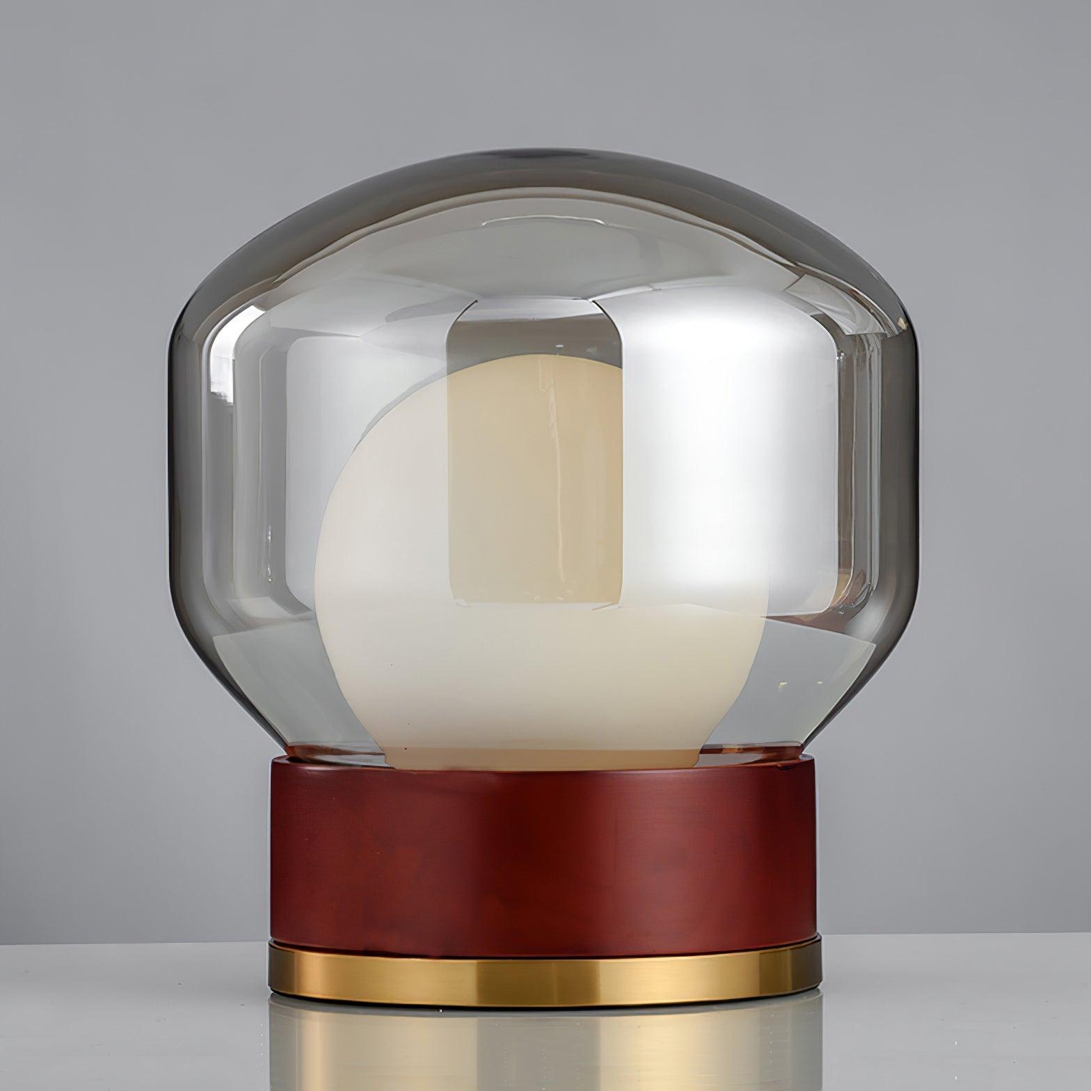 Brinox Wood Artistic Table lamp-Neutral Decor