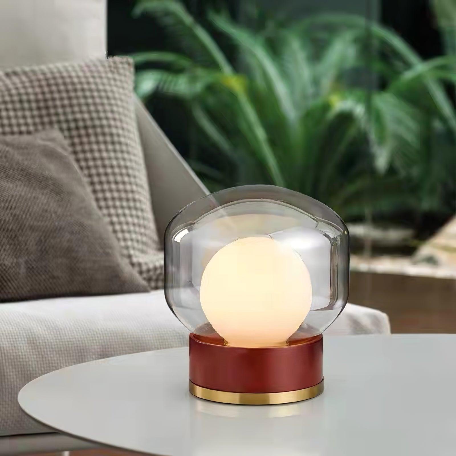 Brinox Wood Artistic Table lamp-Neutral Decor