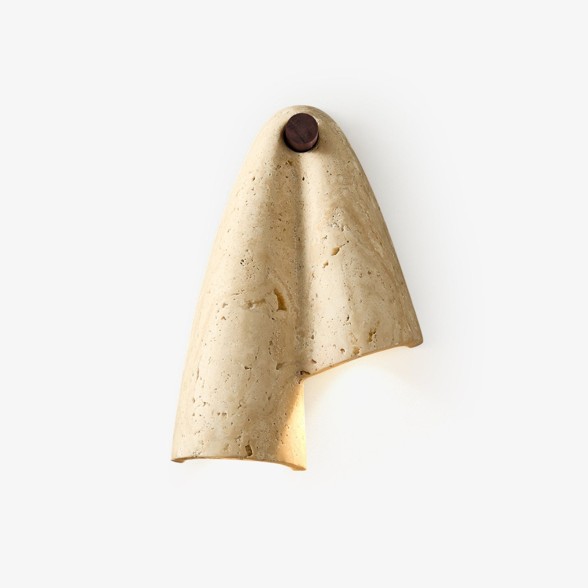 Artistic Travertine Wall Light-Neutral Decor