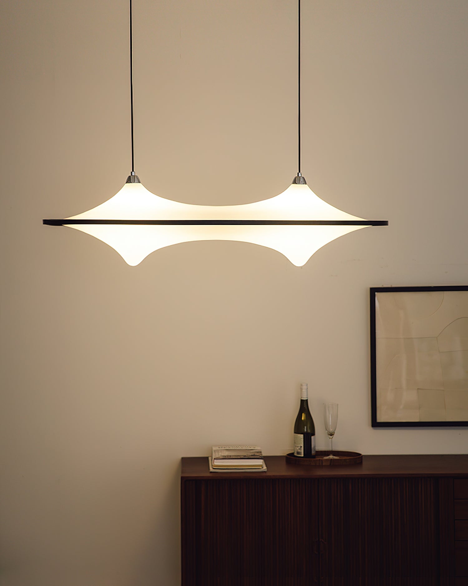 Nebulux Acrylic Pendant Light-Neutral Decor