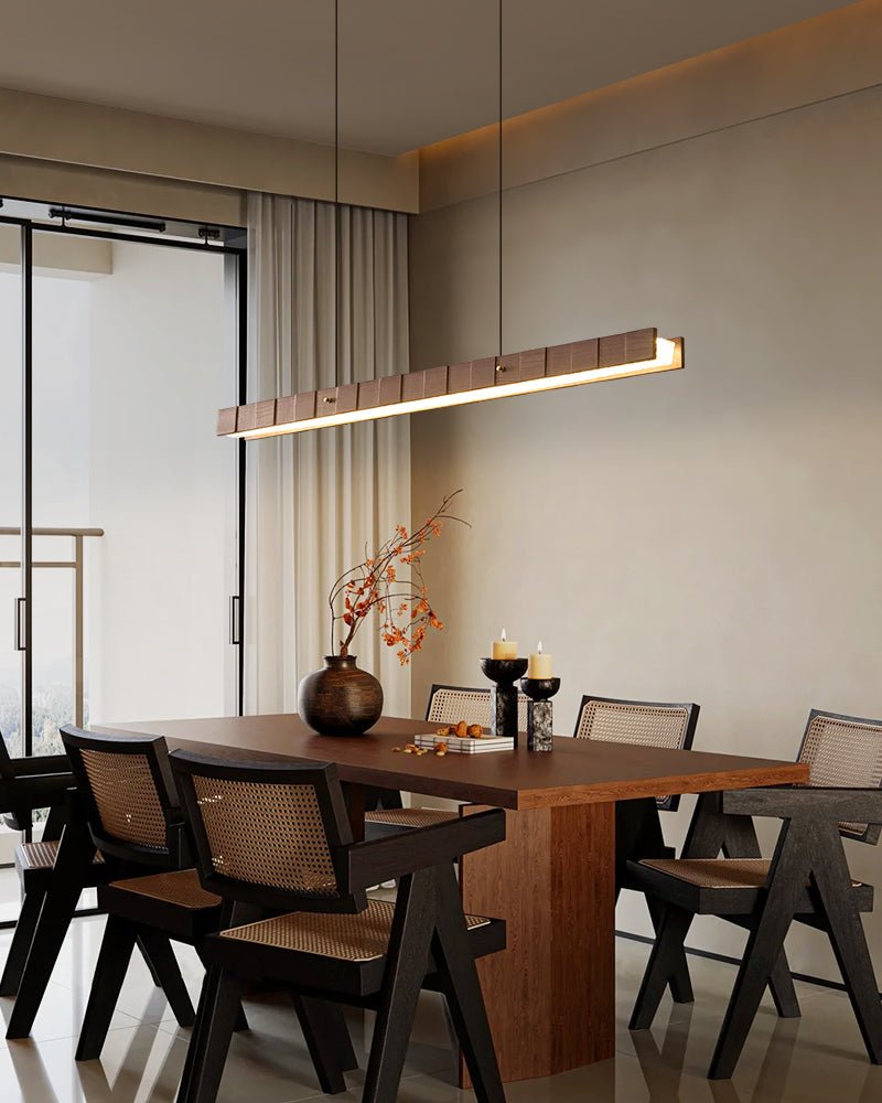 Rillwood Beam Linear Pendant Lamp-Neutral Decor